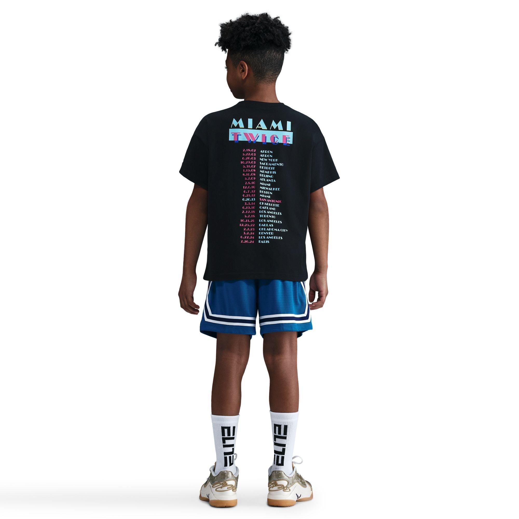Nike LeBron "Miami Twice" Max90 Basketball Big Kids' Tee