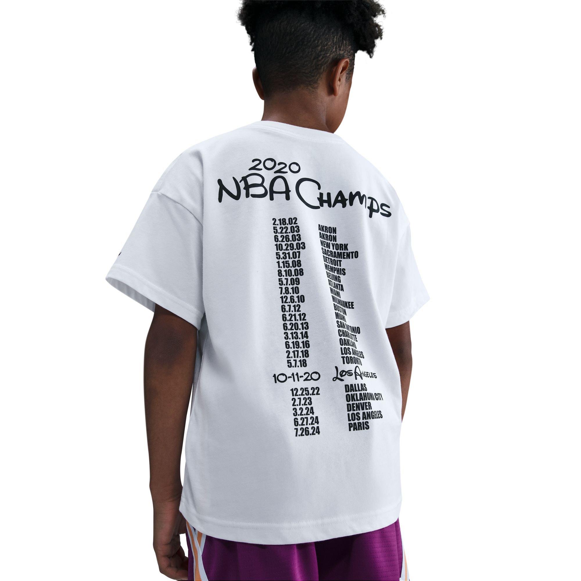 Nike LeBron Max90 "Bubble Boy" Big Kids' Basketball T-Shirt - GREY Thumbnail View 2