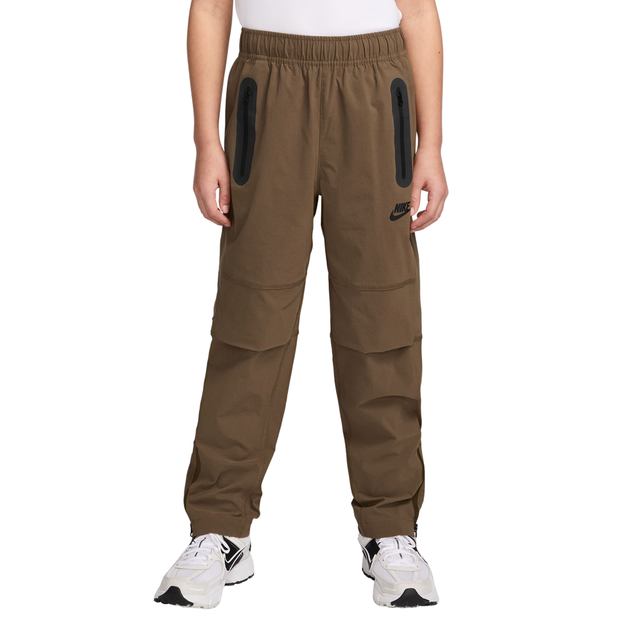 Nike Big Boys' Tech Woven Pants - Brown/Black - BROWN/BLACK Thumbnail View 1