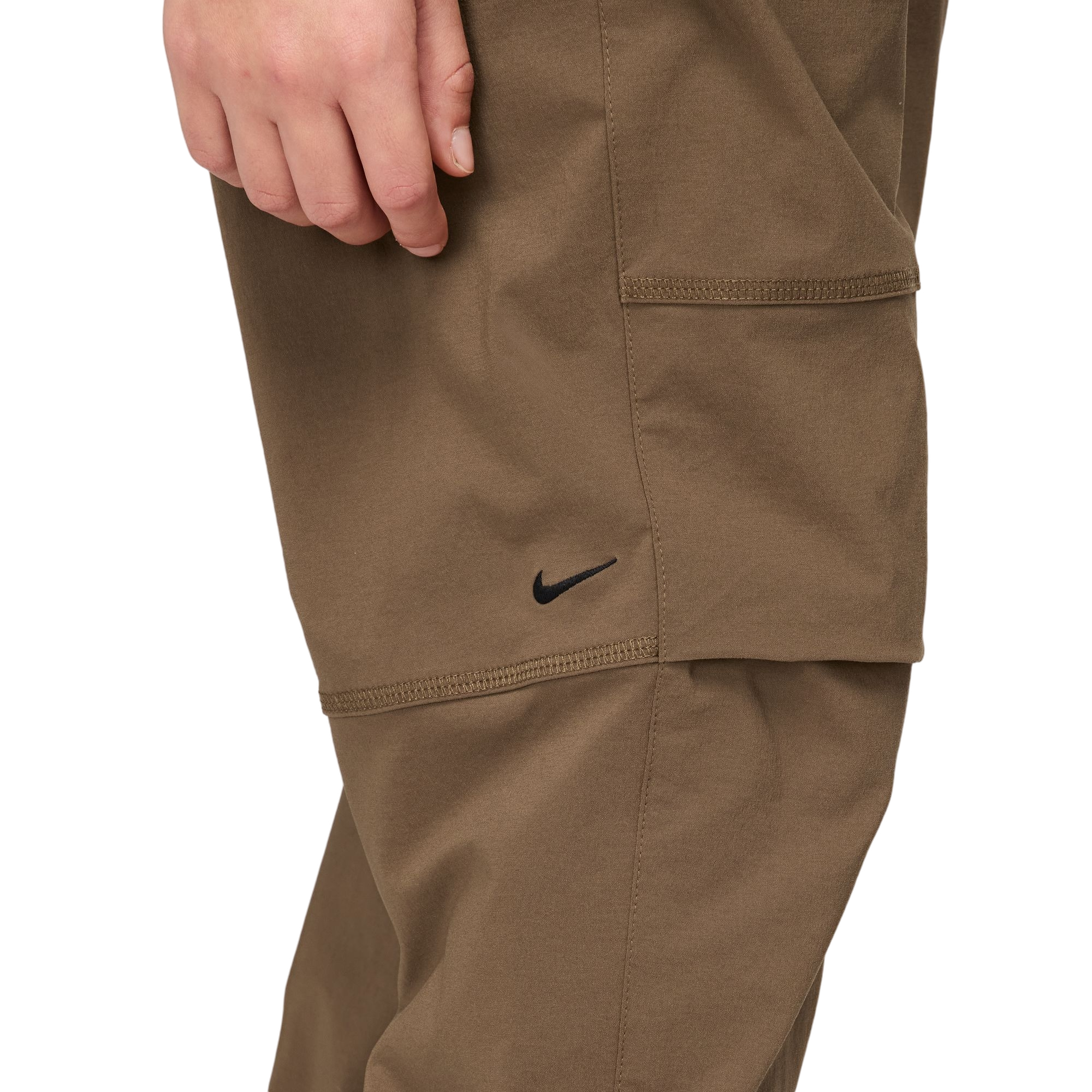 Nike Big Boys' Tech Woven Pants - Brown/Black - BROWN/BLACK Thumbnail View 5