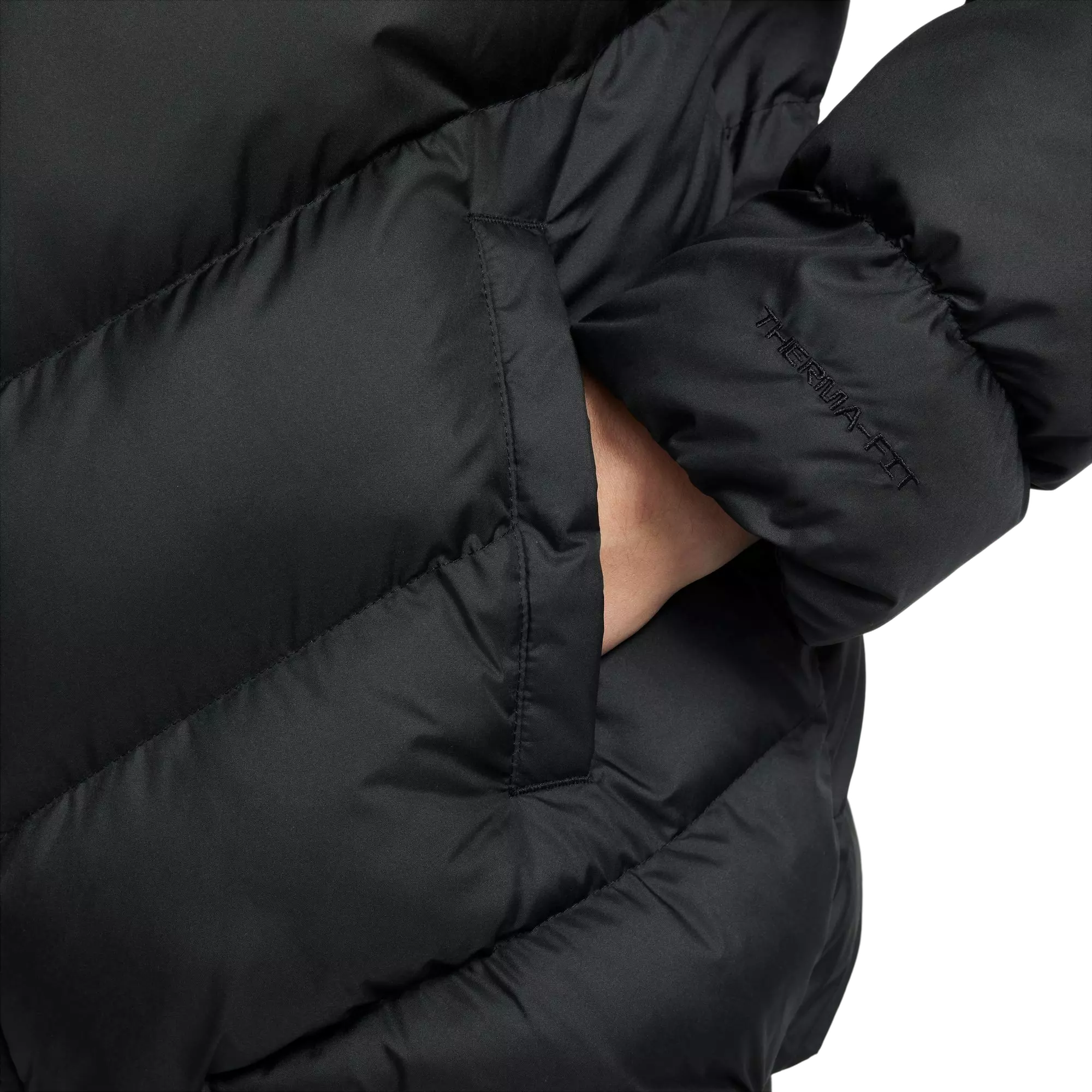 Nike Big Kids' Sportswear All Day Therma-FIT Puffer Jacket - BLACK