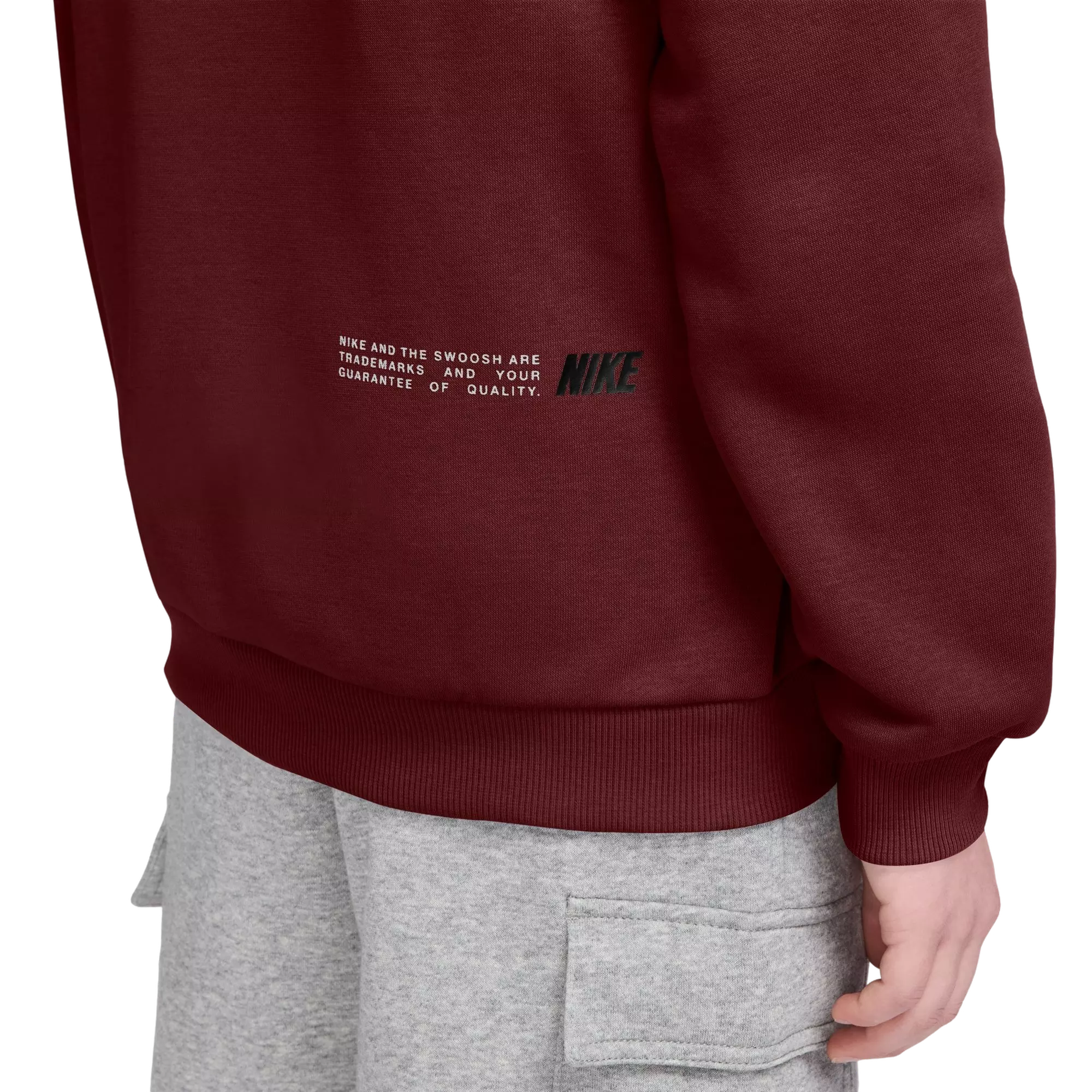 Nike Big Boys' Sportswear Club Fleece Hoodie - RED