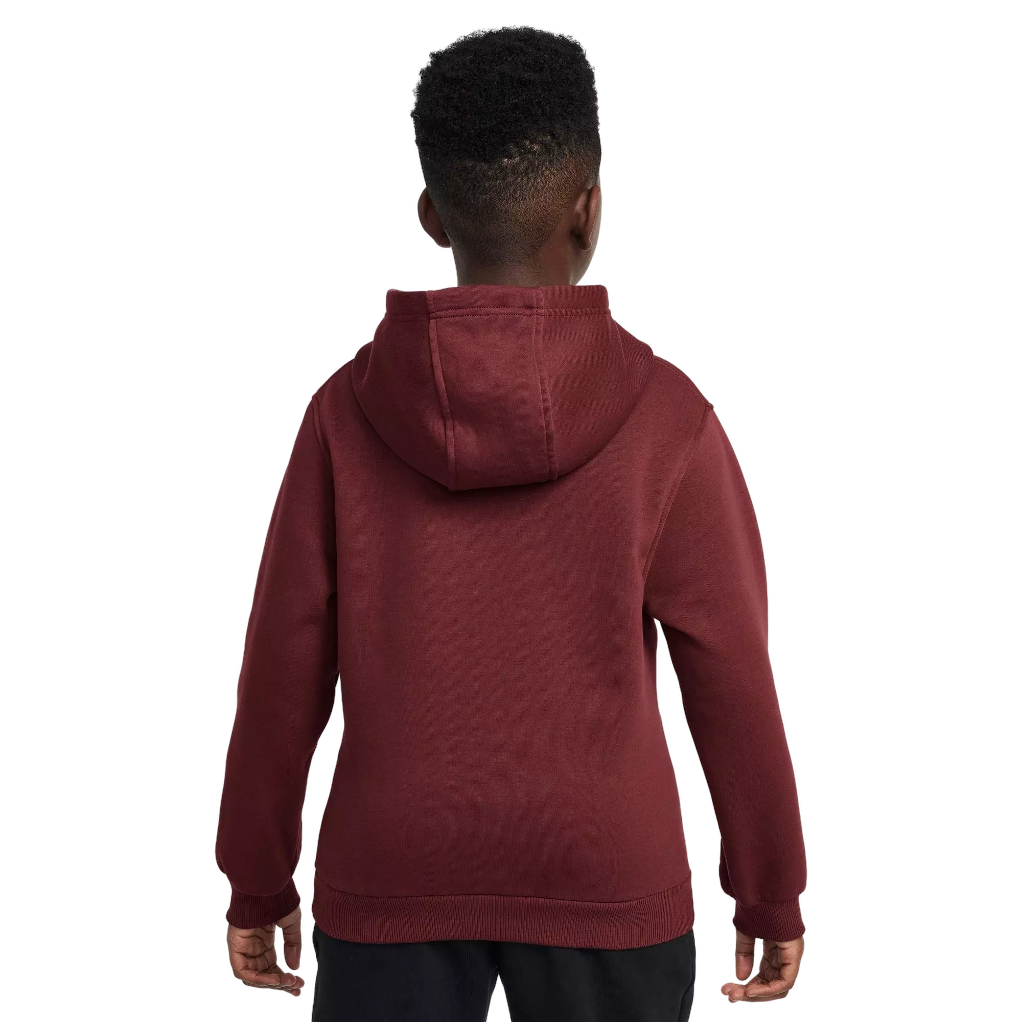 Nike Big Boys' Sportswear Club Fleece Pullover Hoodie - RED