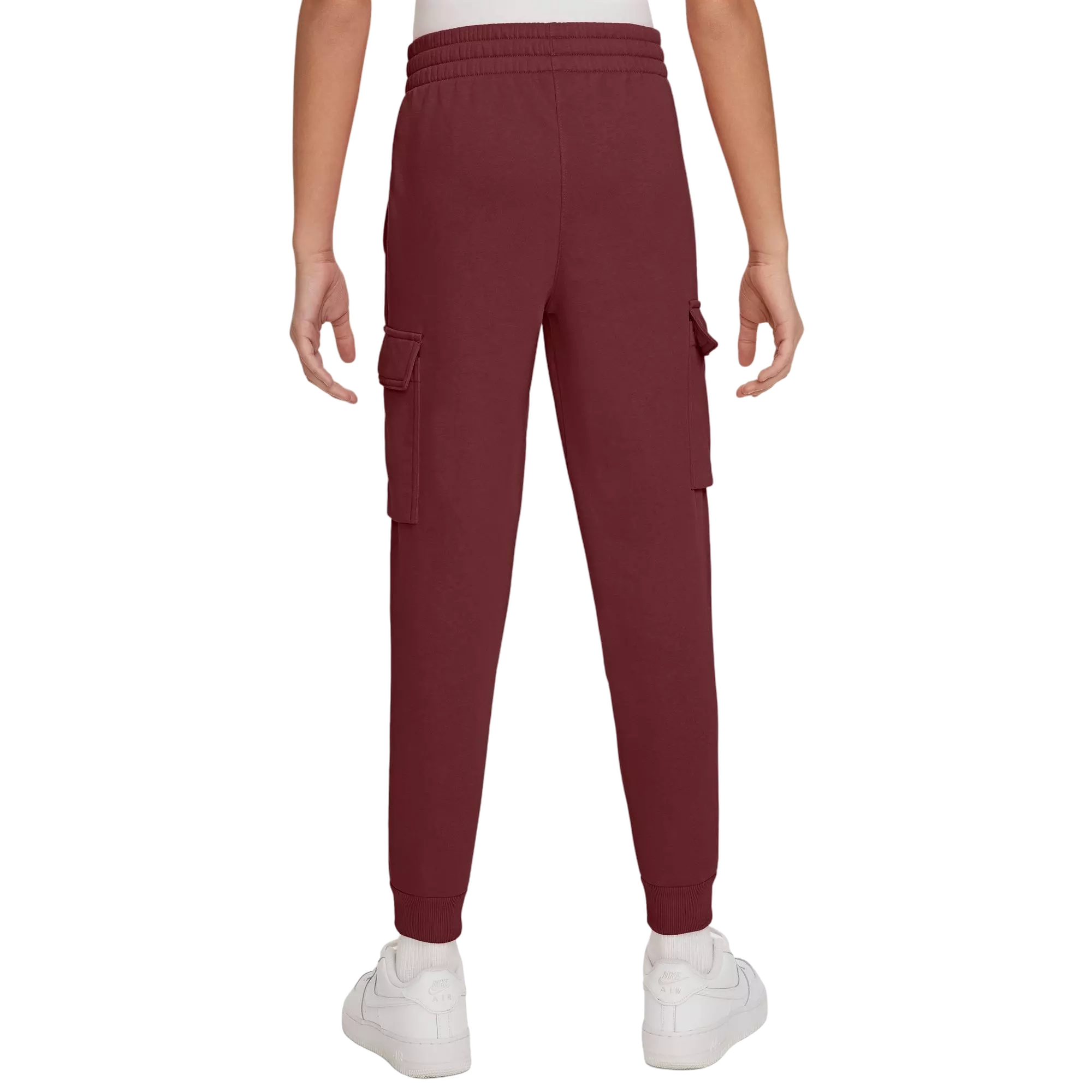 Nike Big Boys' Sportswear Club Fleece Cargo Pants - RED