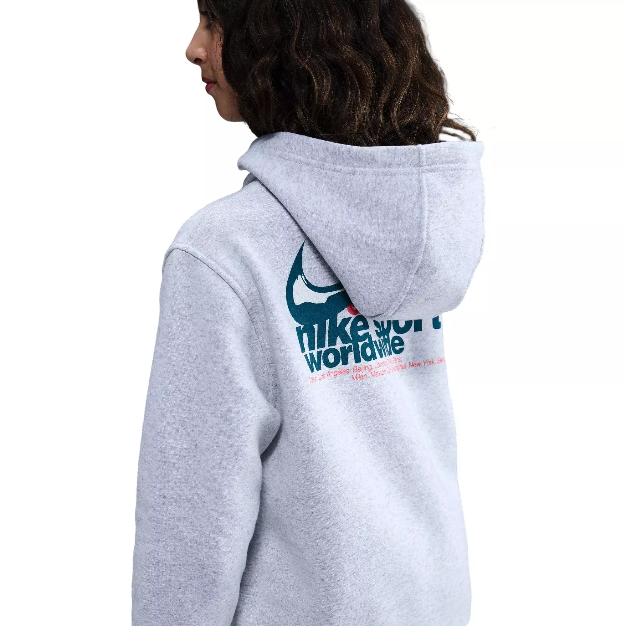 Nike Big Kids' Sportswear Club Fleece Hoodie - GREY