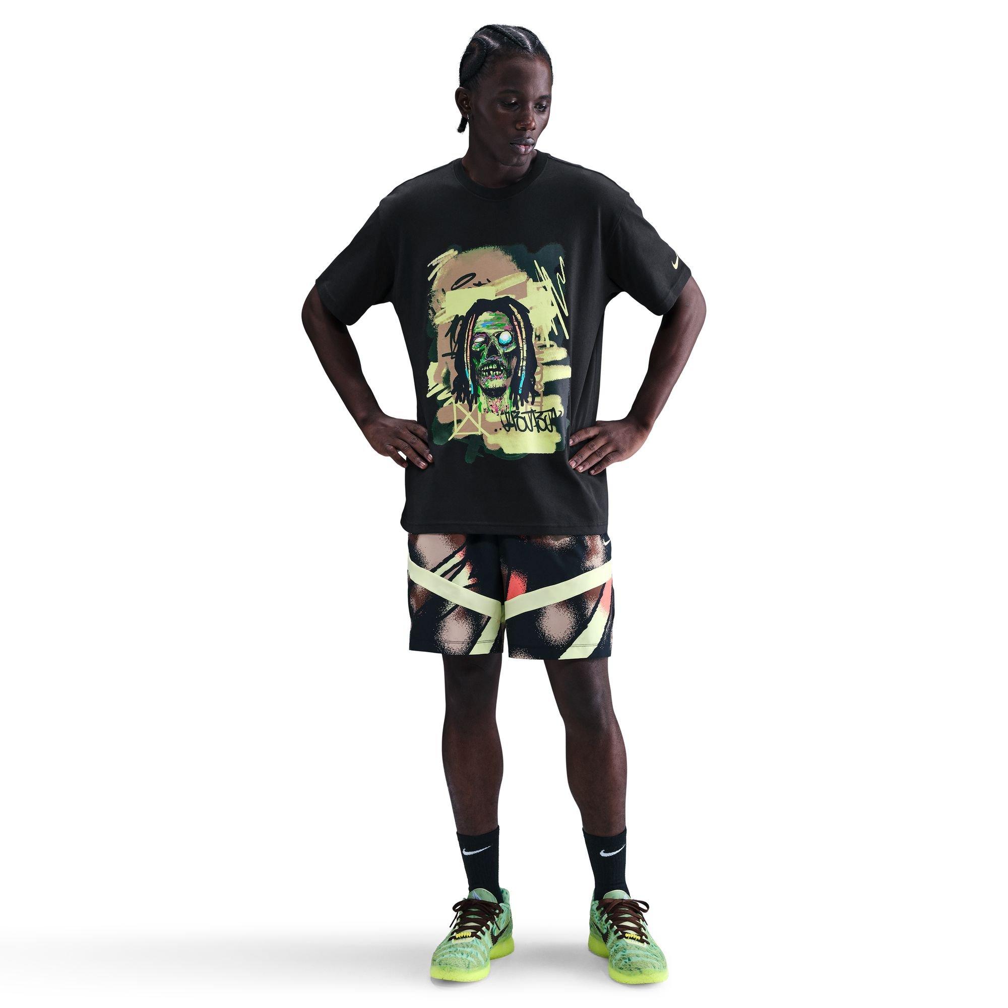 Nike Men's Ja Morant Max90 Zombie Tee - BLACK Thumbnail View 1