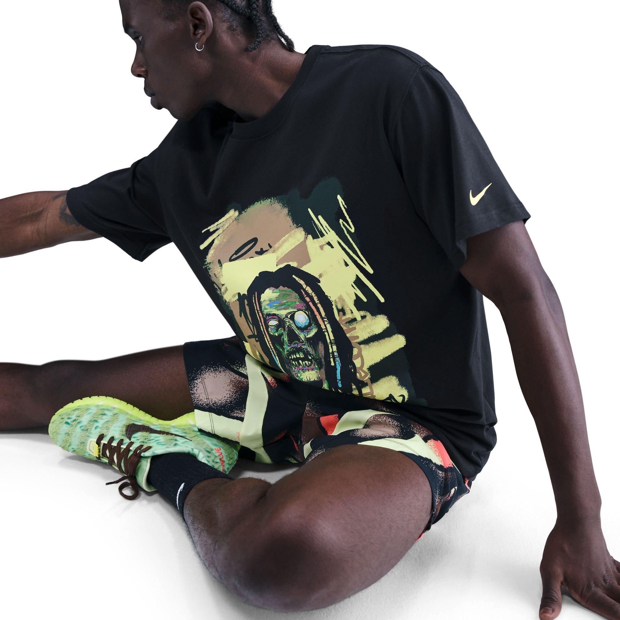 Nike Men's Ja Morant Max90 Zombie Tee - BLACK Thumbnail View 5