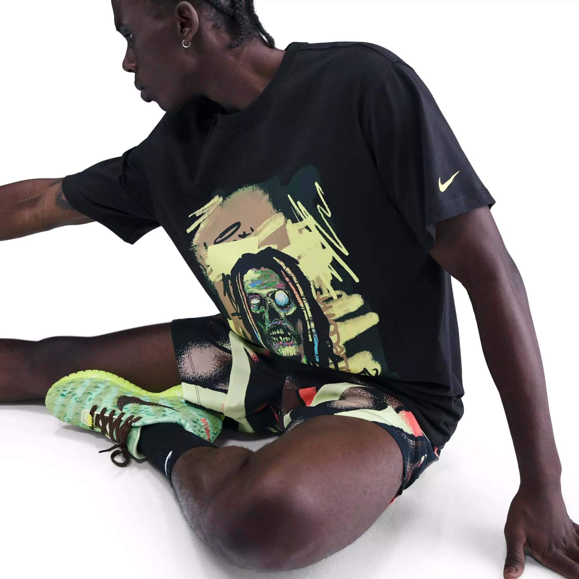 Nike Men's Ja Morant Max90 Zombie Tee - BLACK