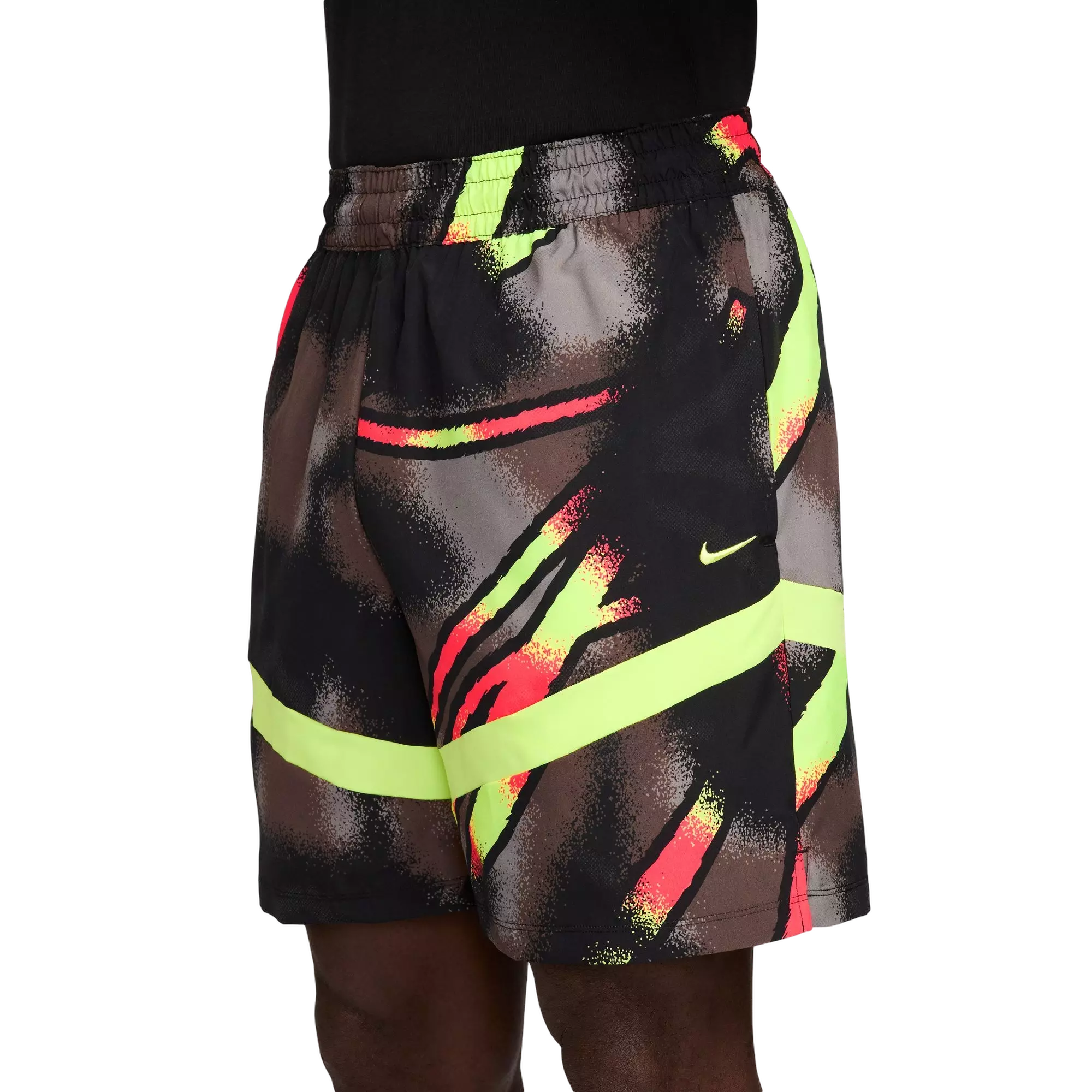 Nike Men's Ja 6" Dri-FIT Icon Basketball Shorts - BLACK/YELLOW