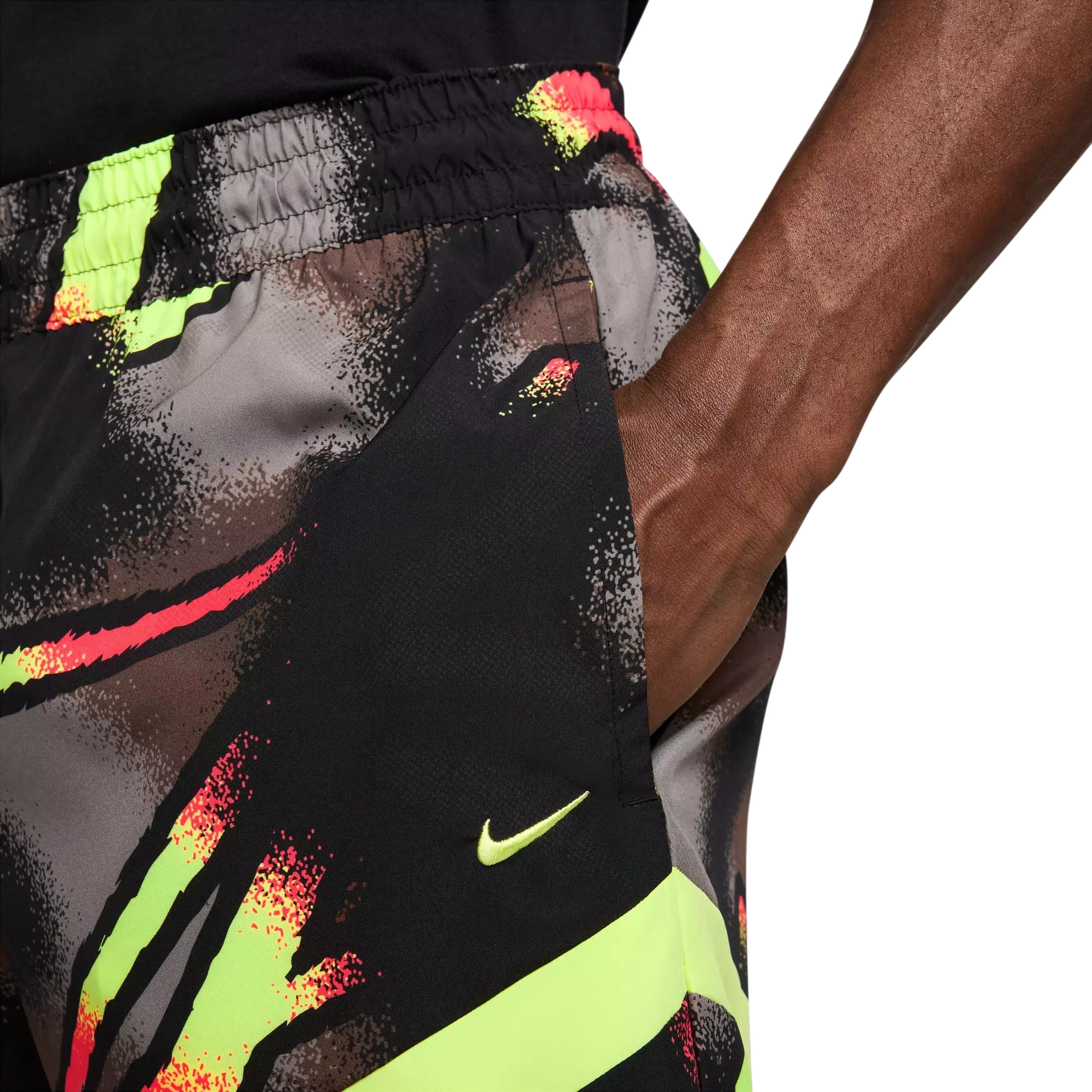 Nike Men's Ja 6" Dri-FIT Icon Basketball Shorts - BLACK/YELLOW