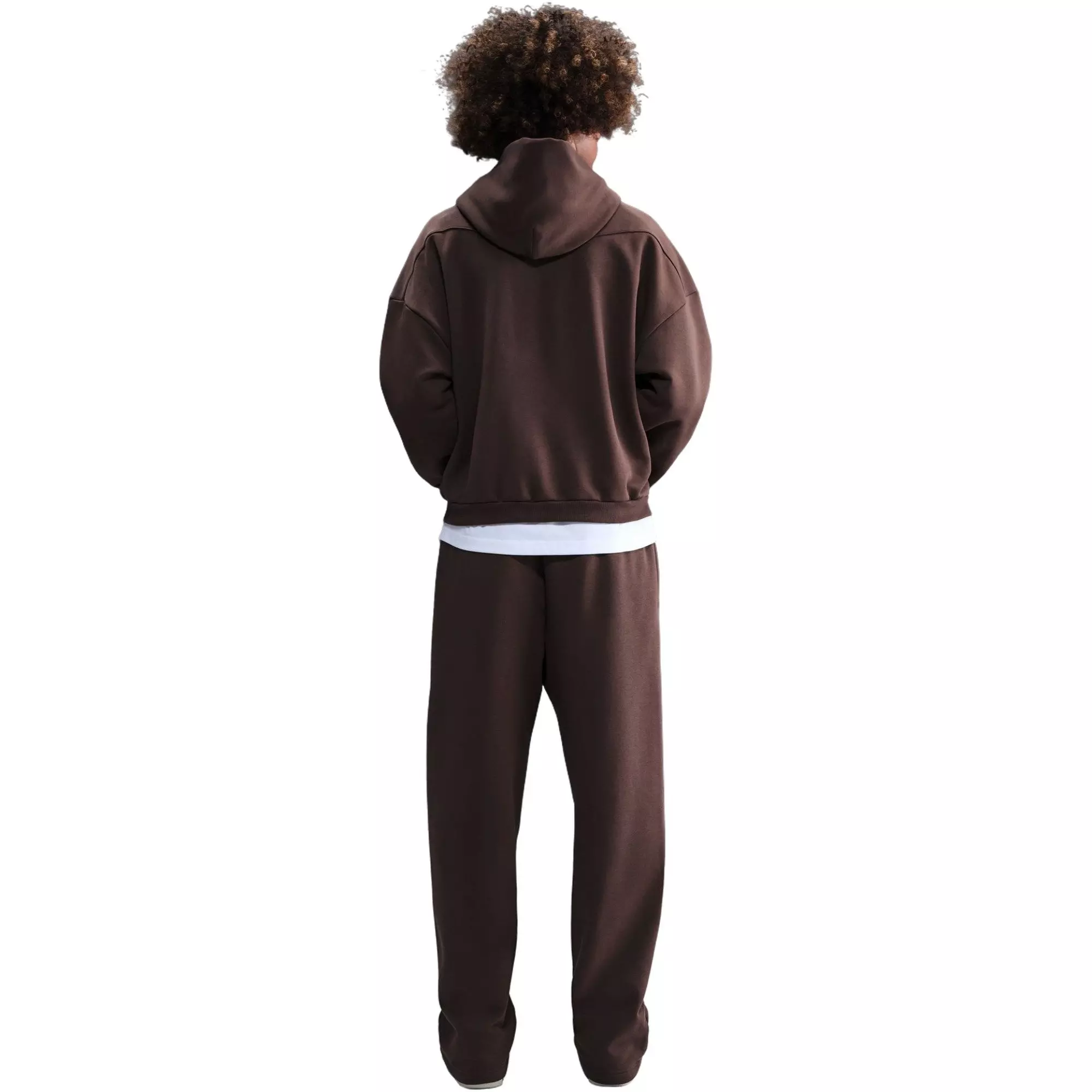 Nike Men's Standard Issue Therma-FIT Brushed Basketball Pullover Hoodie - BROWN