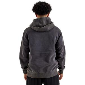Nike Men's Sportswear Club Washed Fleece Hoodie-Dark Grey