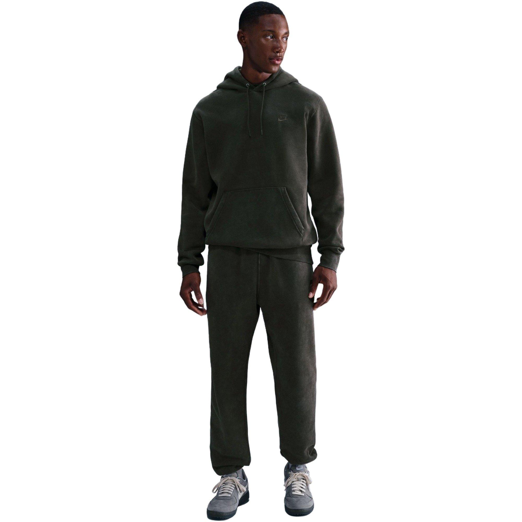 Nike Men's Sportswear Club Fleece Hoodie - GREEN Thumbnail View 1