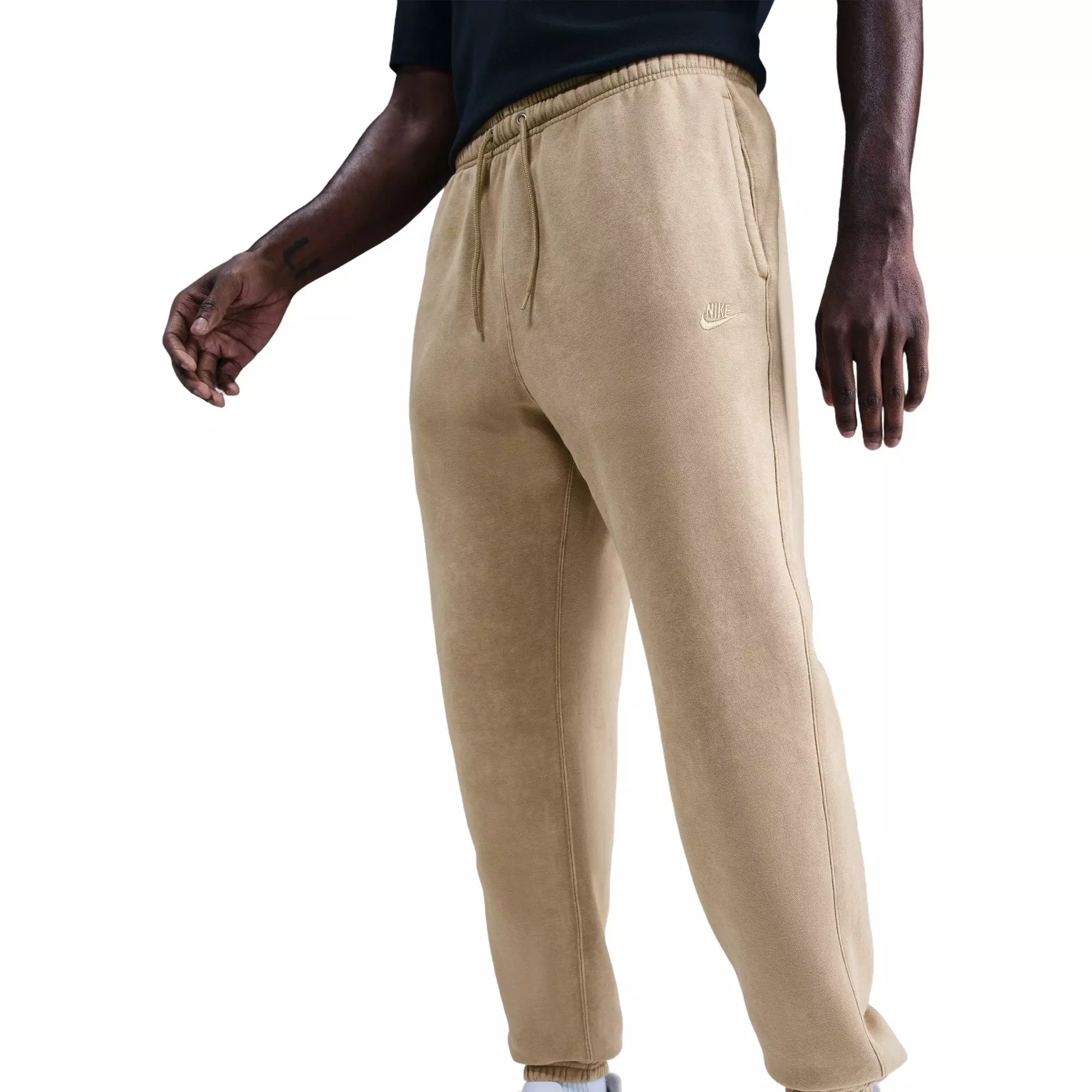 Nike Men's Sportswear Club Fleece Cuffed Pants - BEIGE