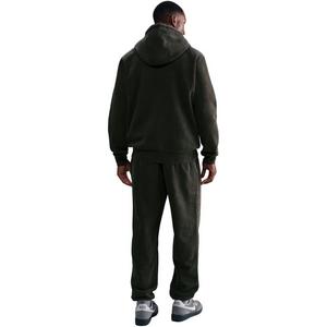 Nike Men's Sportswear Club Washed Cuffed Fleece Pants-Green
