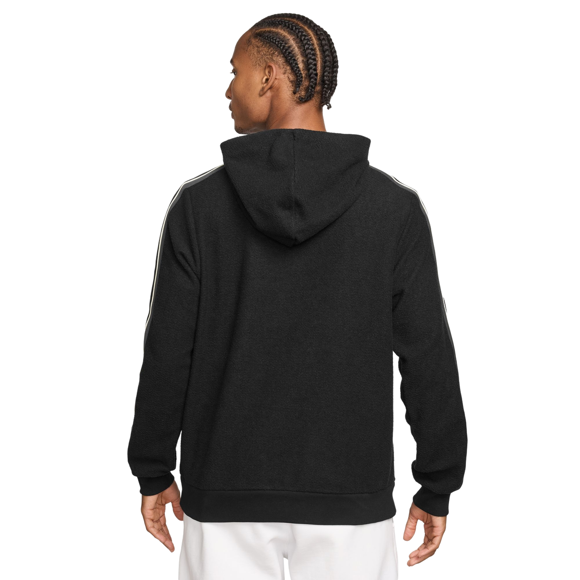 Nike Men's LeBron Standard Issue Therma-FIT Pullover Basketball Hoodie - BLACK Thumbnail View 2