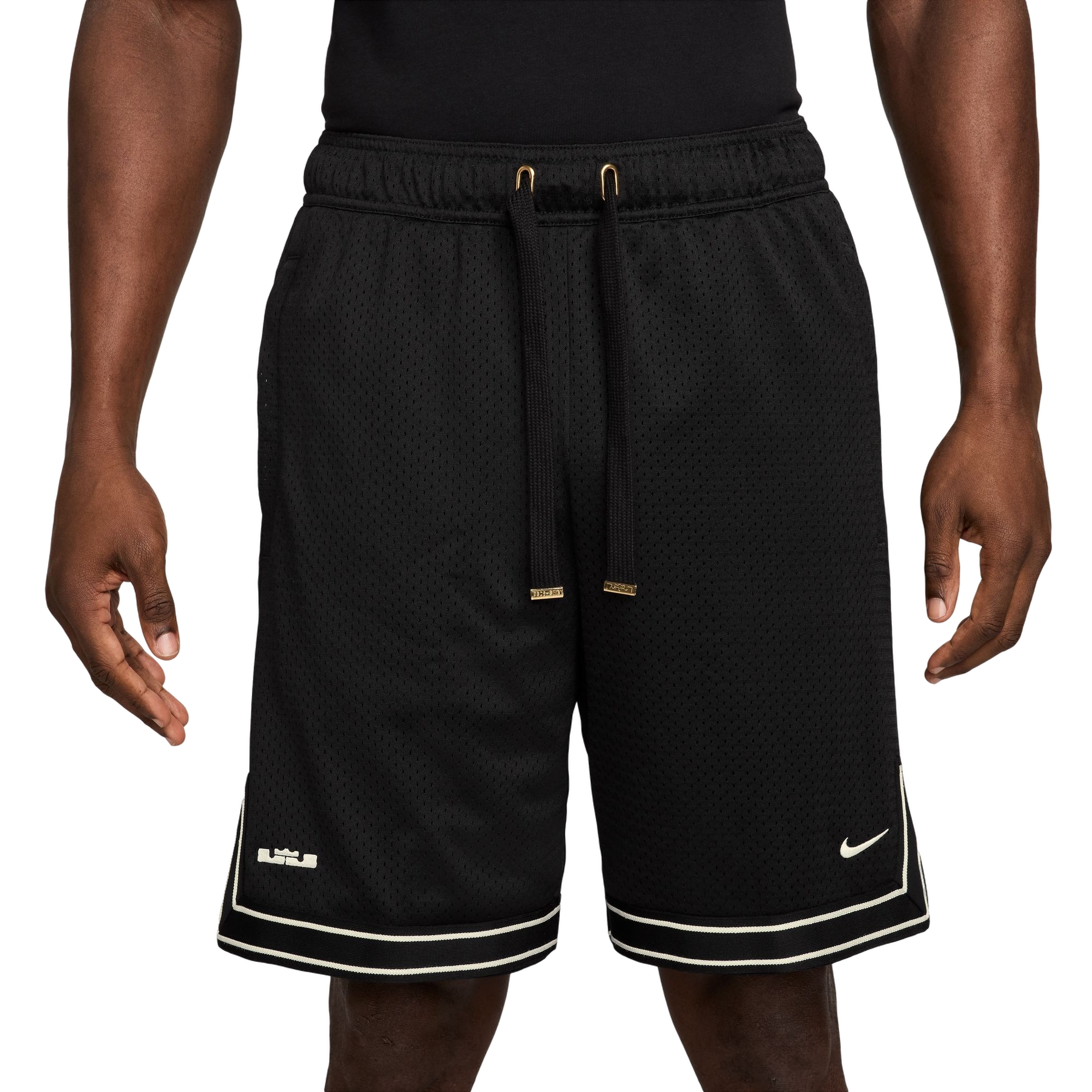 Nike Men's LeBron 8" Basketball Shorts - BLACK Thumbnail View 1