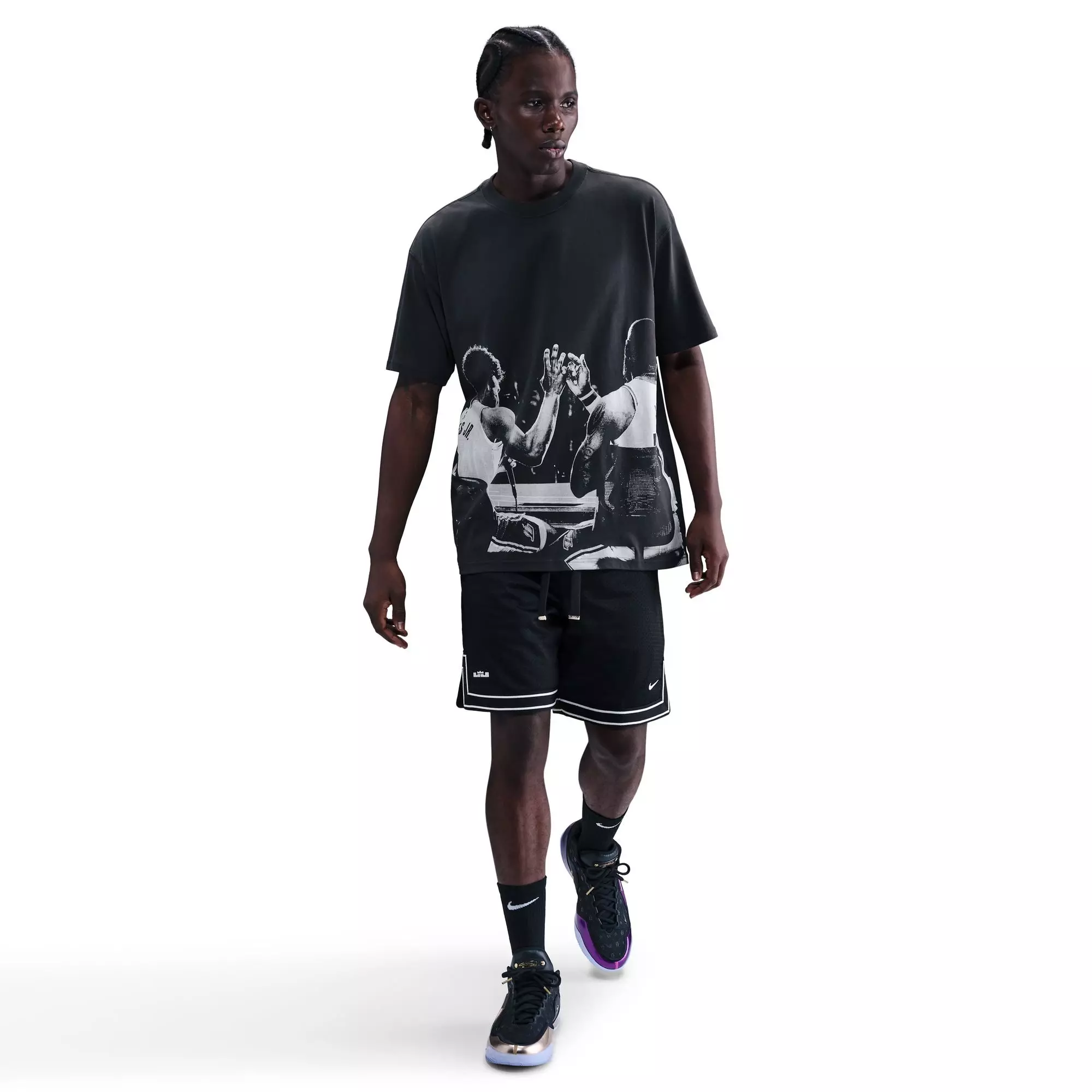 Nike LeBron Max90 "Chosen One" Men's Basketball T-Shirt - DARK GREY