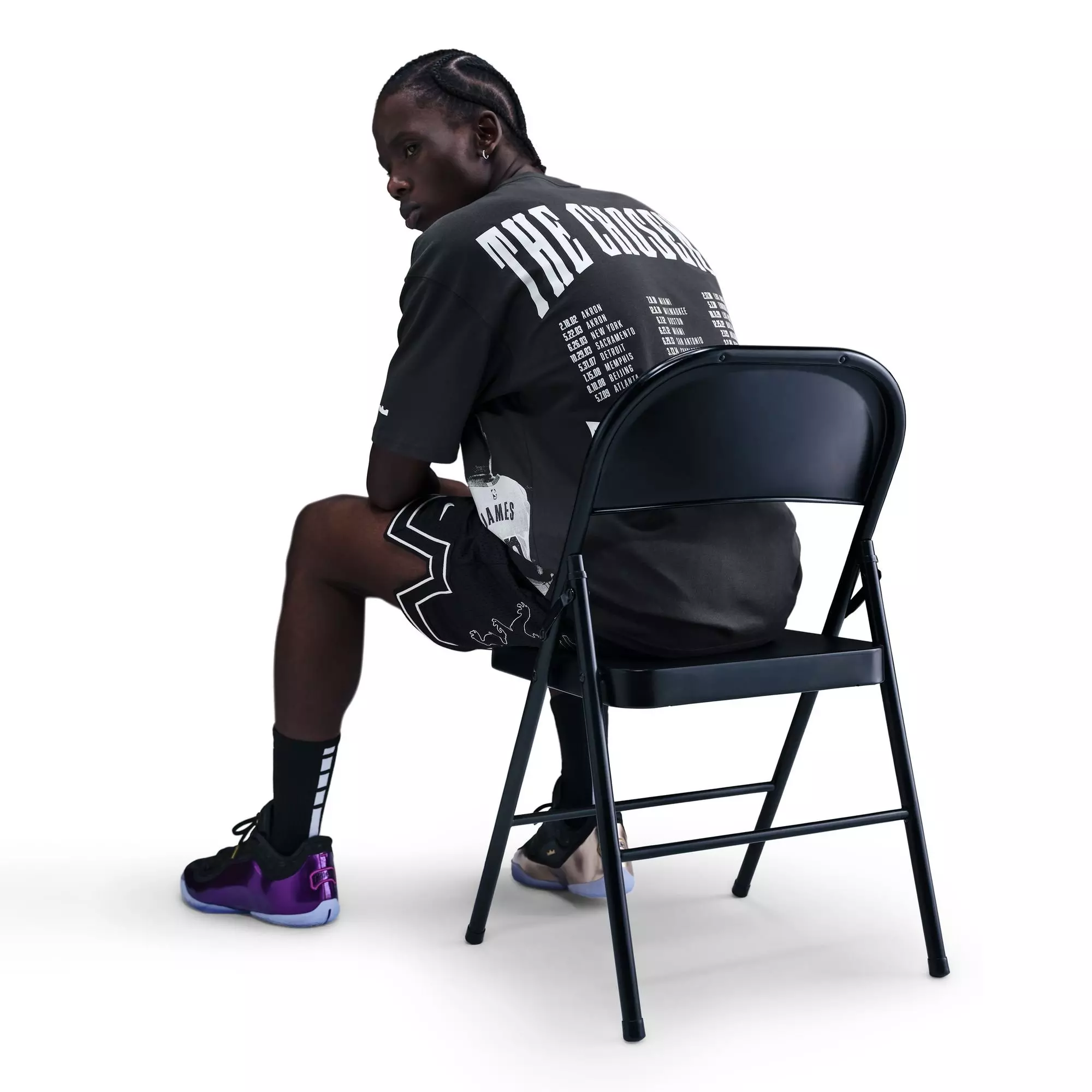 Nike LeBron Max90 "Chosen One" Men's Basketball T-Shirt - DARK GREY