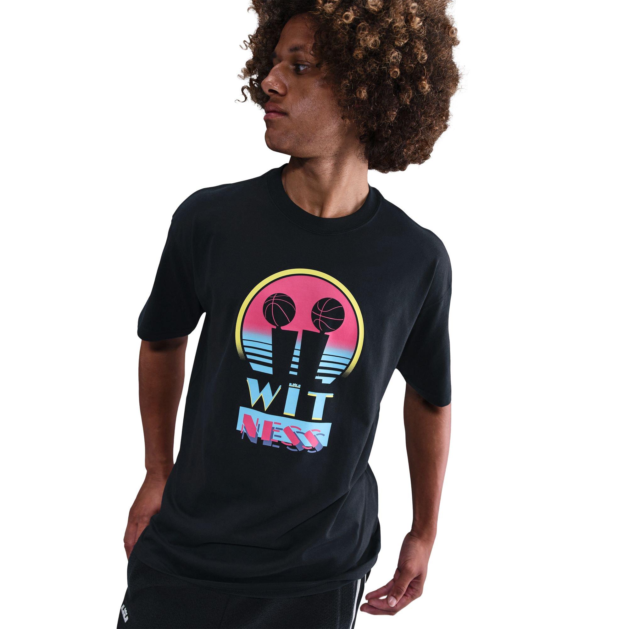 Nike LeBron "Miami Twice" Men's Max90 Basketball Tee - BLACK Thumbnail View 1