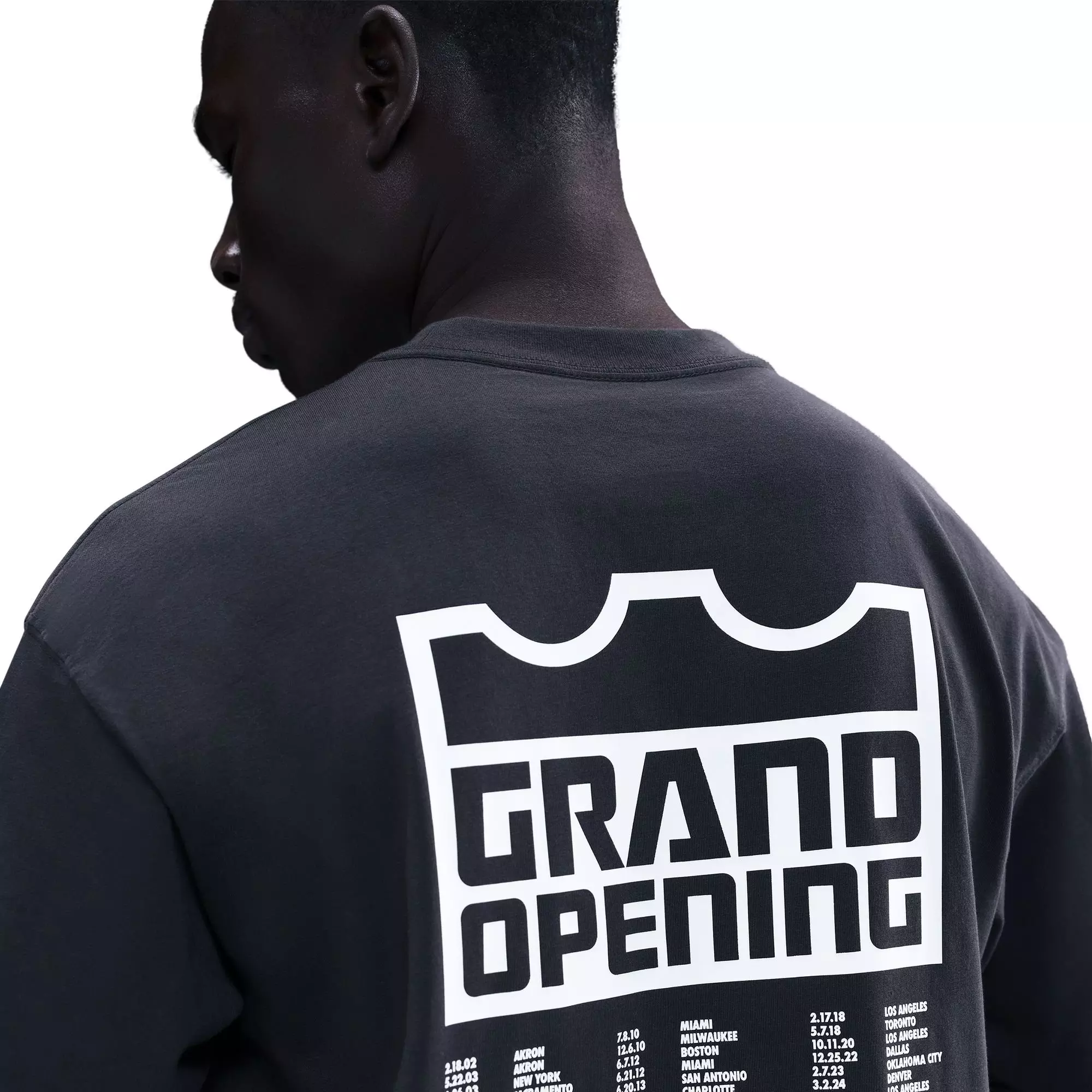 Nike LeBron "Grand Opening" Men's Basketball Tee - BLACK