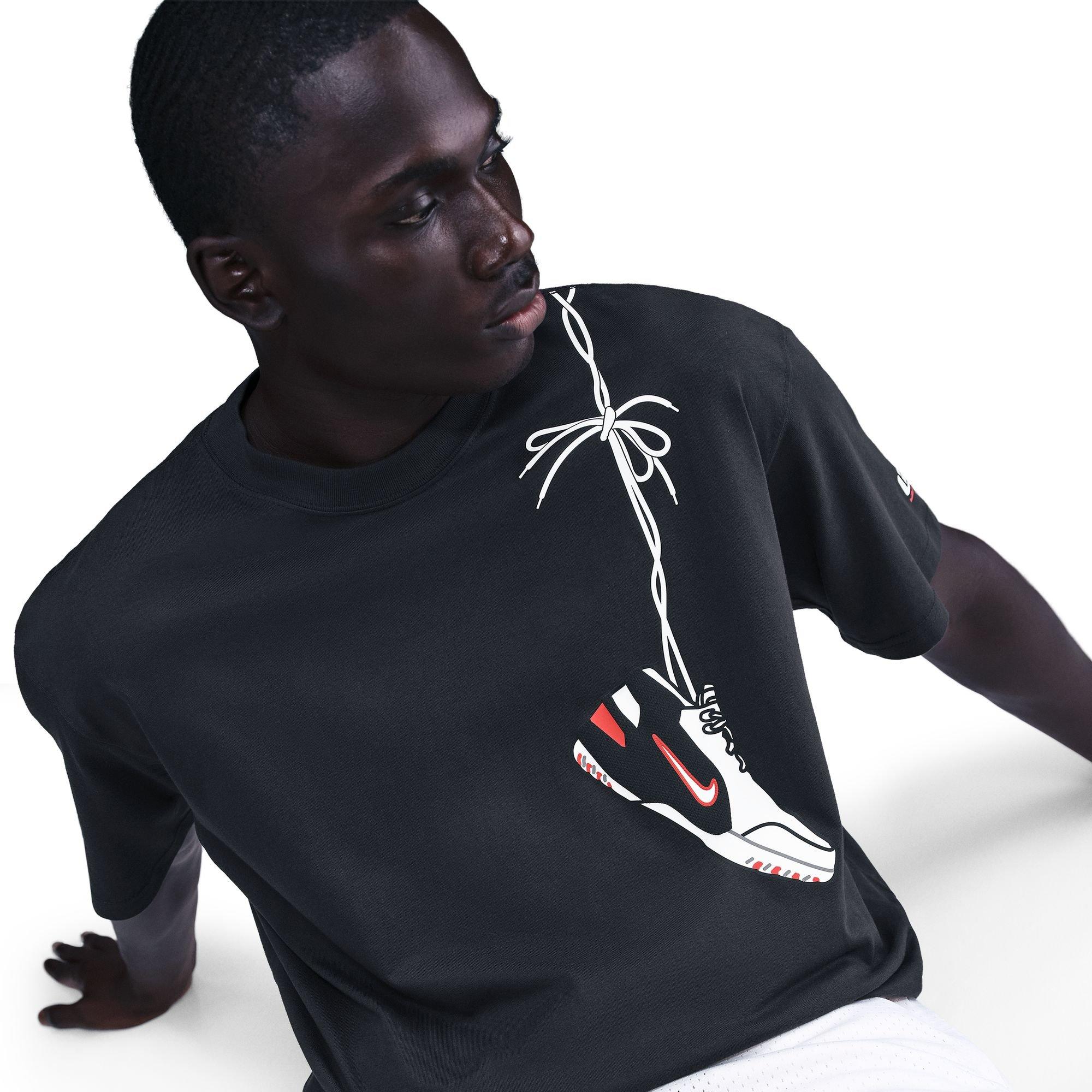 Nike LeBron "Grand Opening" Men's Basketball Tee - BLACK Thumbnail View 5