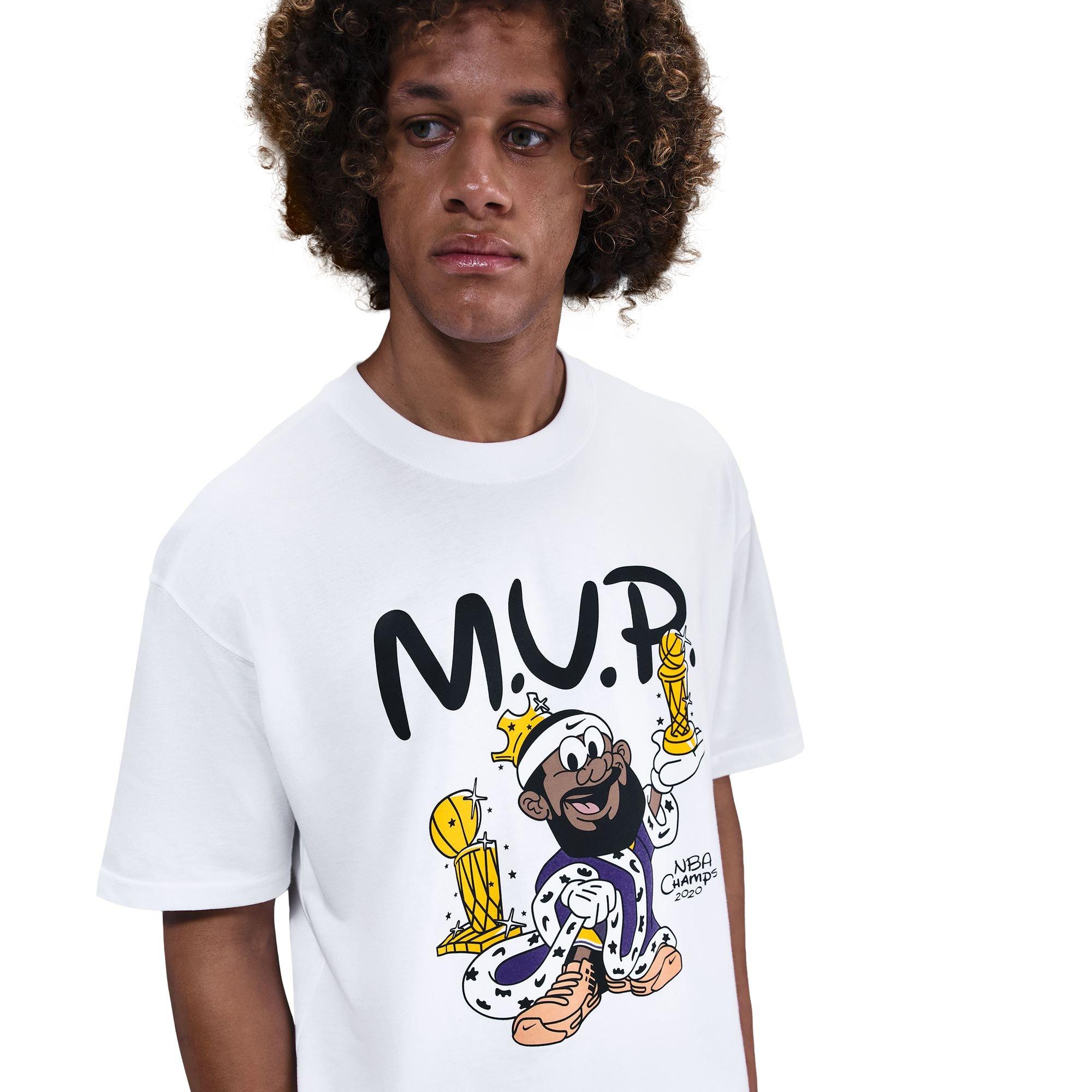 Nike LeBron Max90 "Bubble Boy" Men's Basketball T-Shirt - WHITE Thumbnail View 1