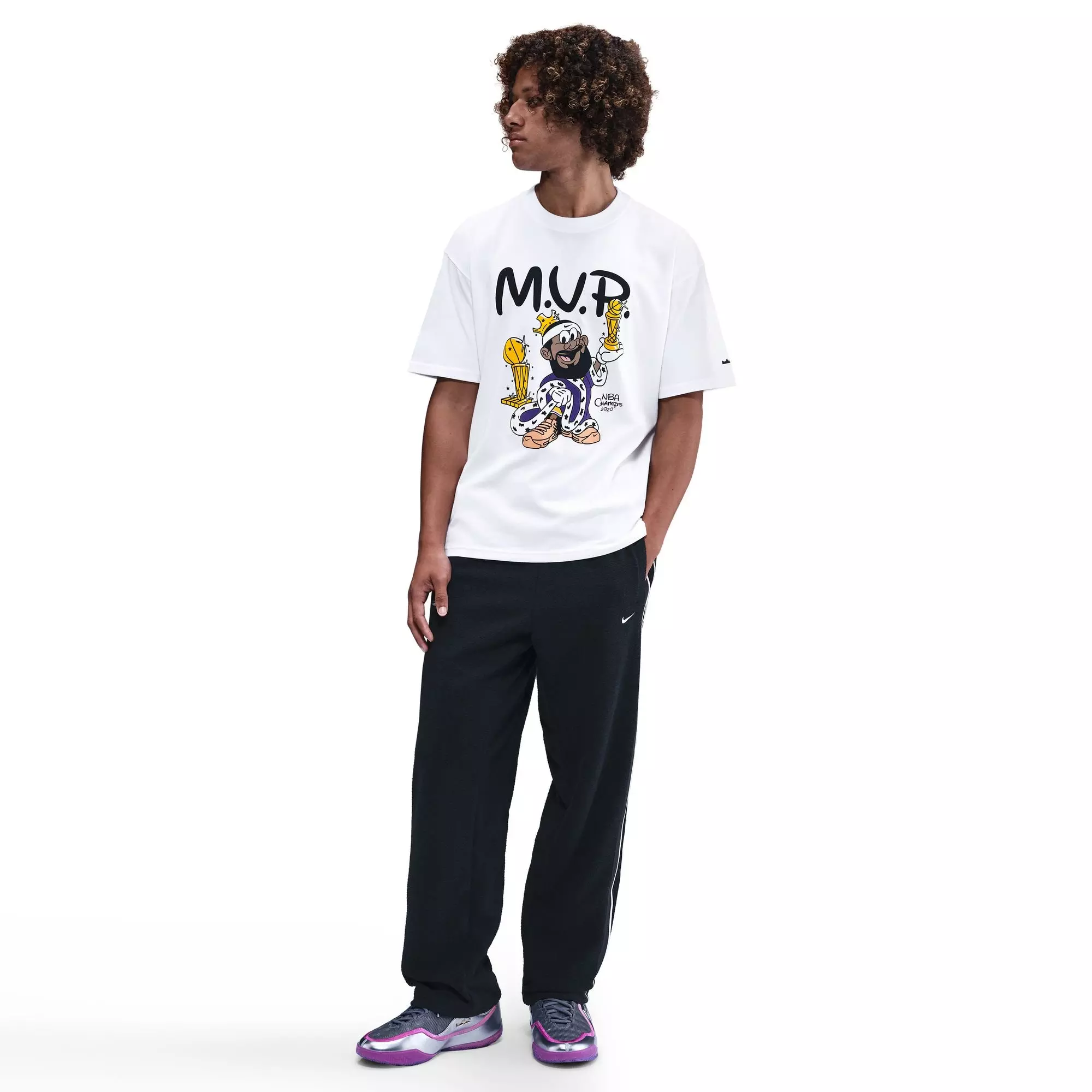 Nike LeBron Max90 "Bubble Boy" Men's Basketball T-Shirt - WHITE