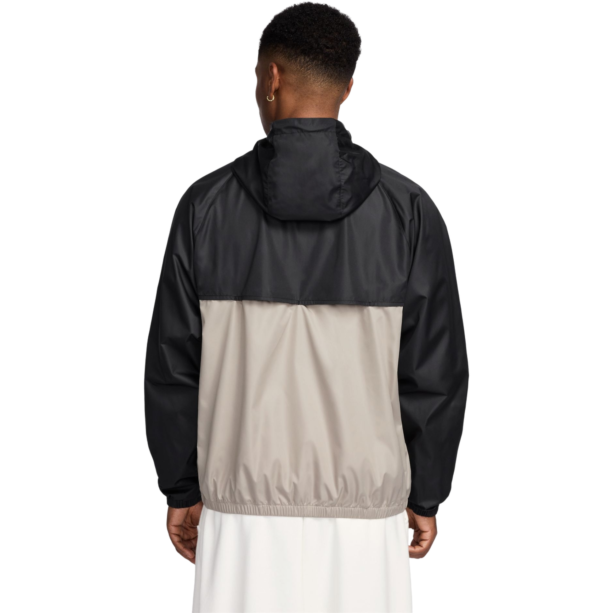 Nike Men's Windrunner Lined Jacket-Black - BLACK Thumbnail View 2