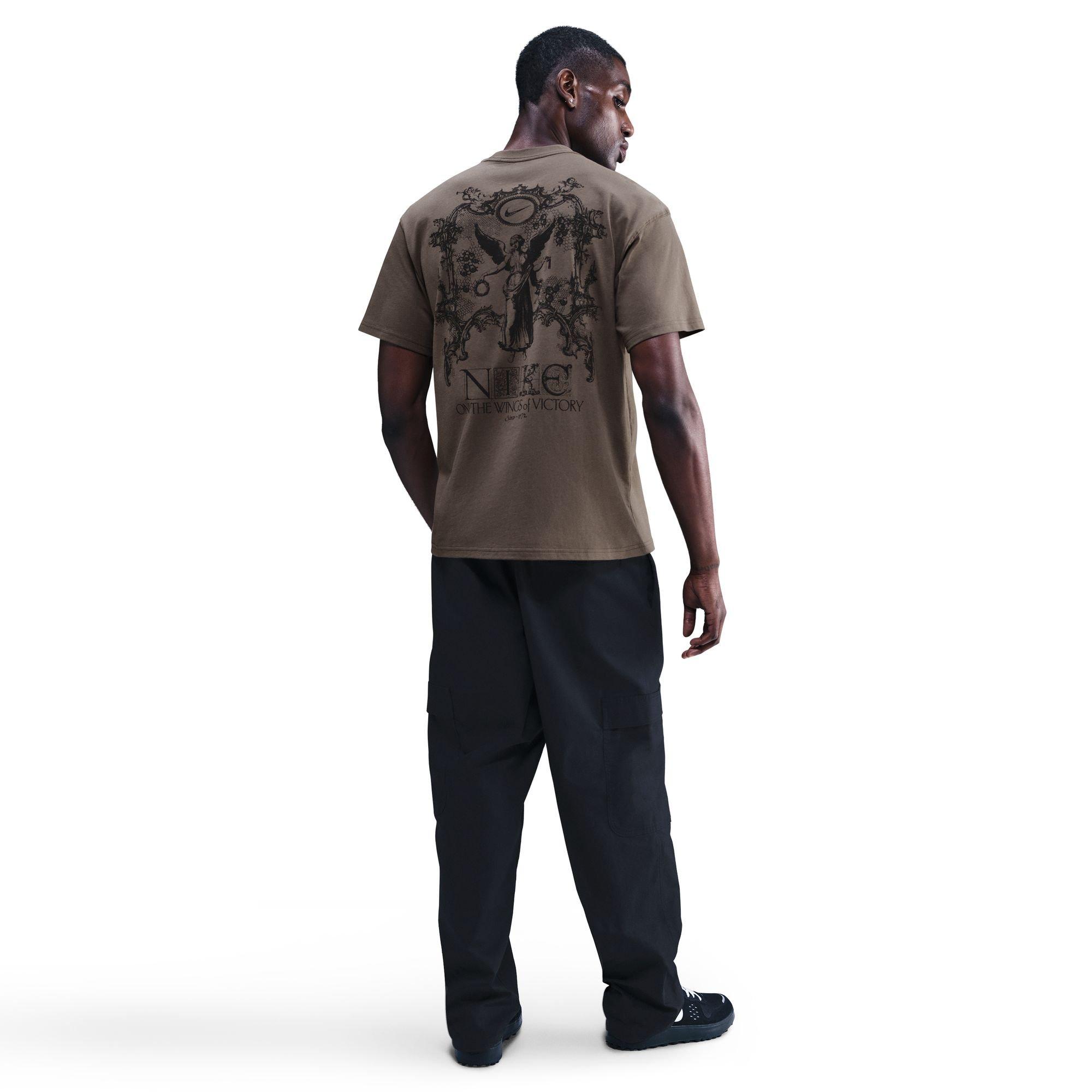 Nike Men's Sportswear Max90 Wings Victory Ironstone Tee - BROWN Thumbnail View 2