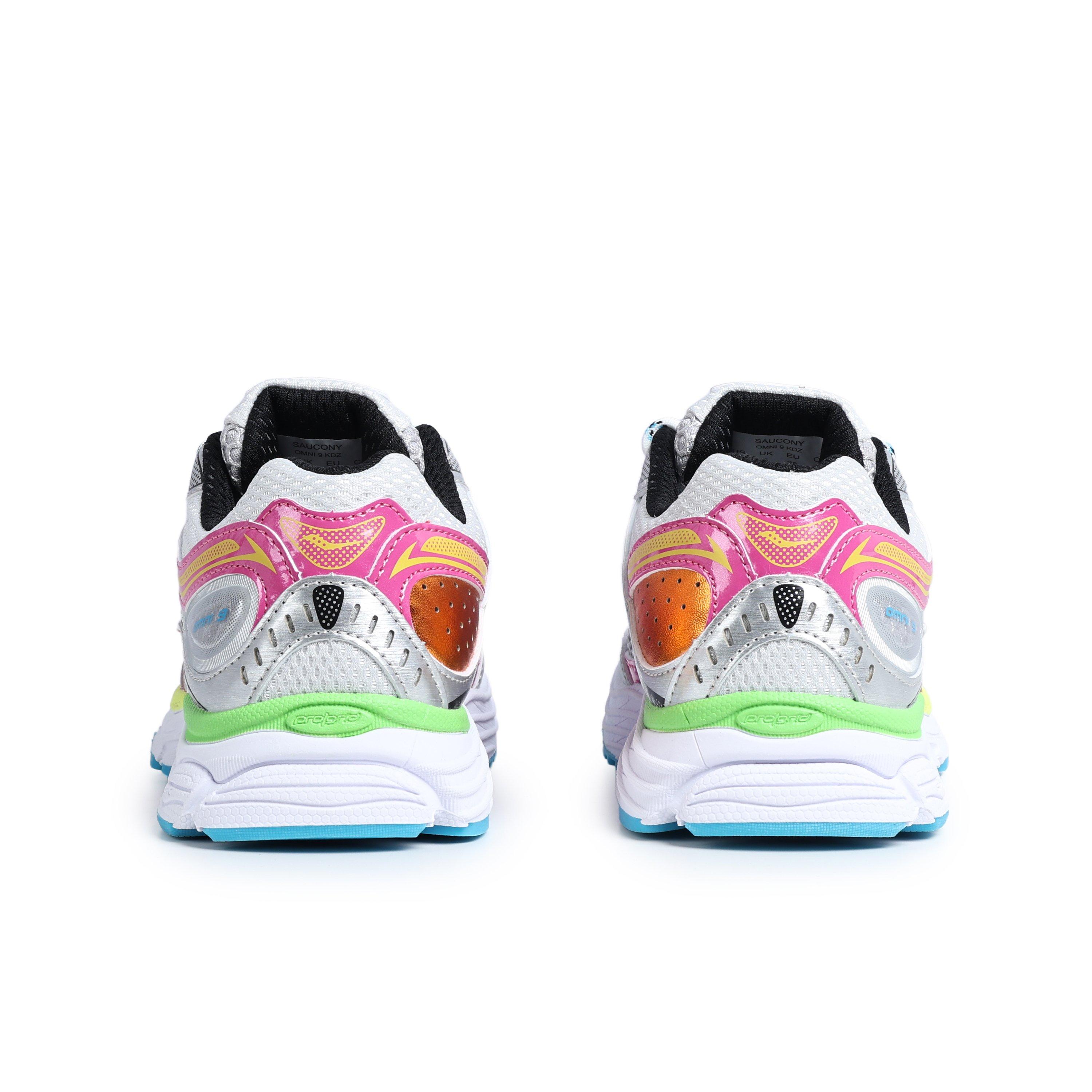 Saucony Omni 9 Grade School Girls' "Multi-Color" Shoe