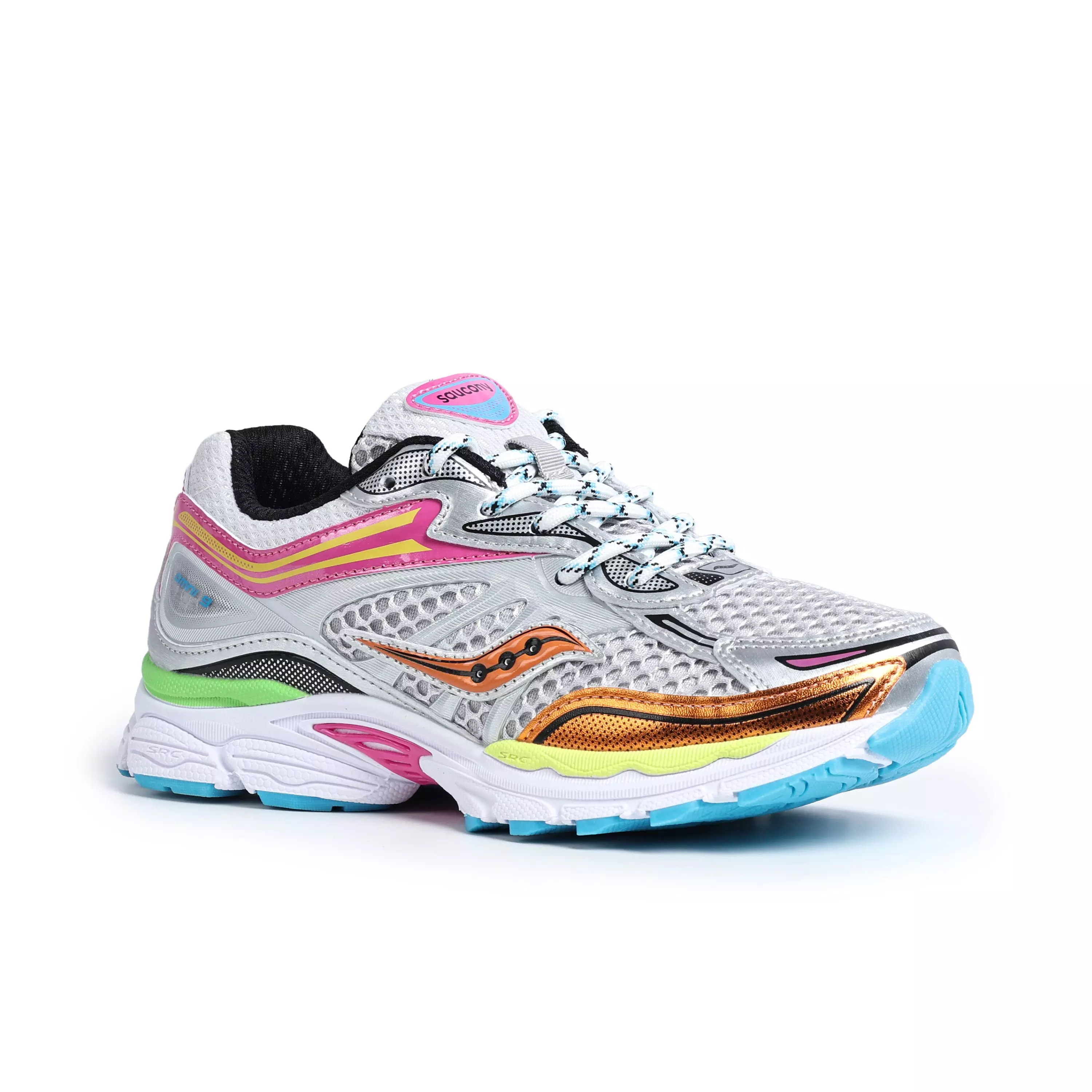 Saucony Omni 9 "Multi-Color" Grade School Girls' Shoe - MULTI-COLOR