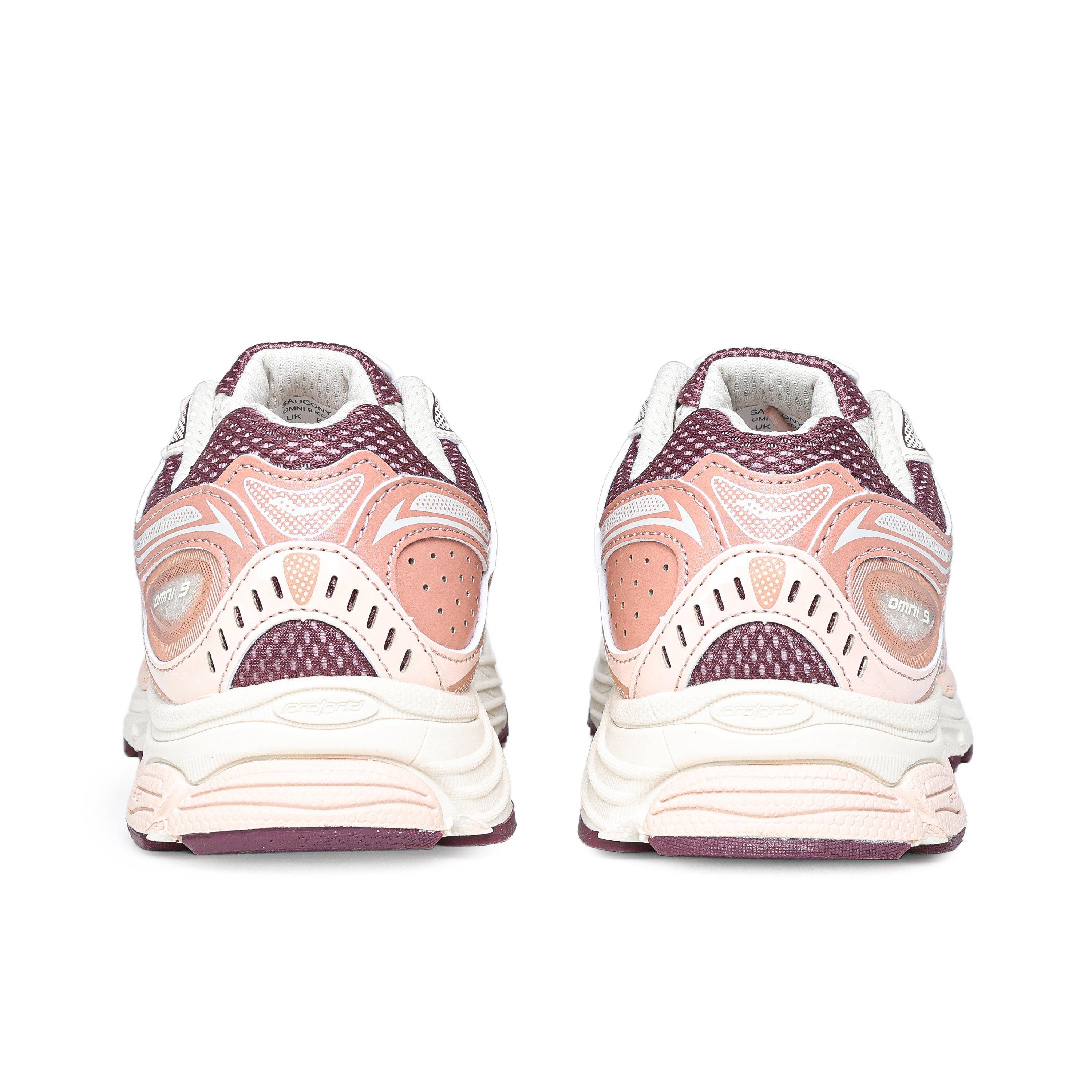 Saucony Omni 9 Grade School Girls' "Rose Gold" Shoe