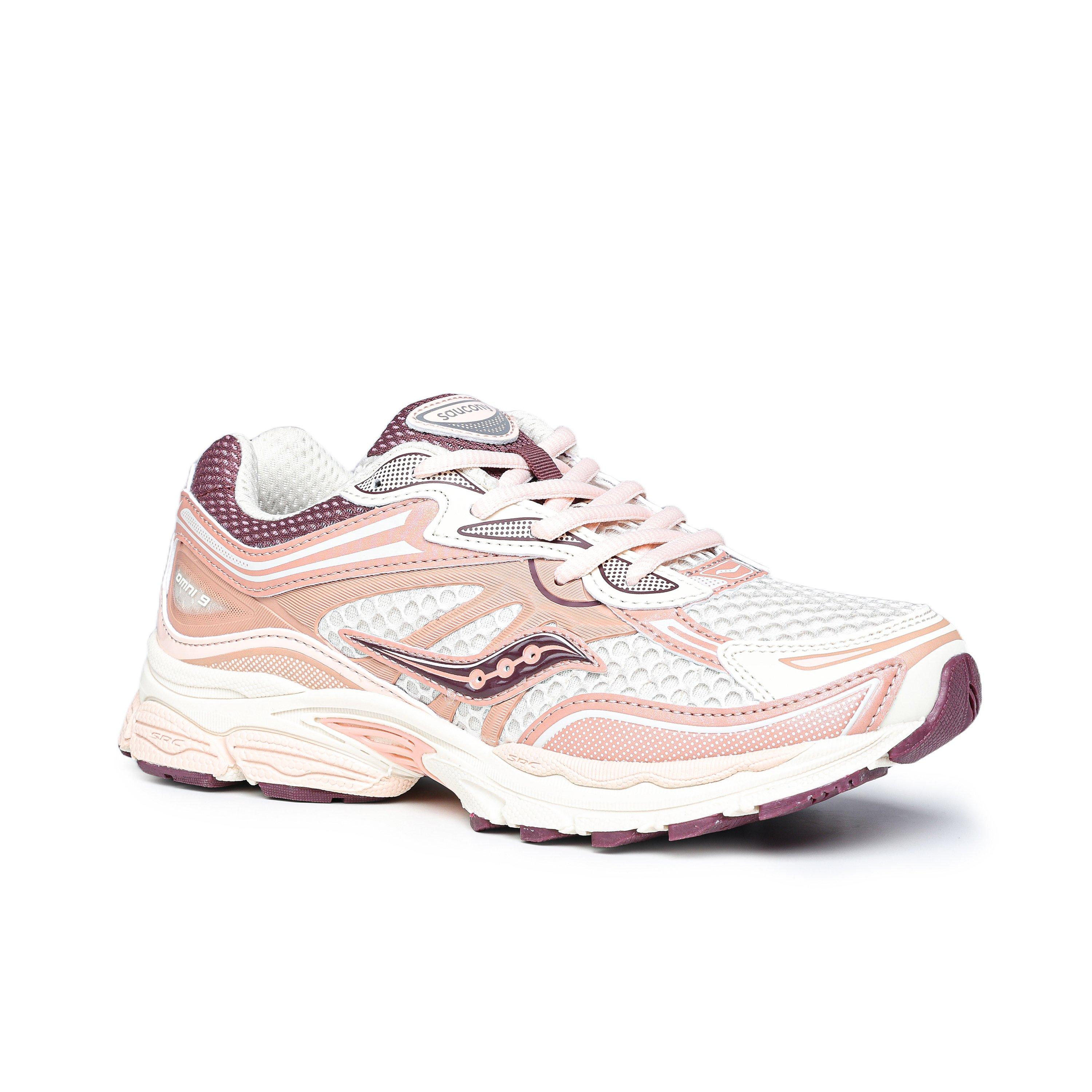 Saucony Omni 9 Grade School Girls' "Rose Gold" Shoe