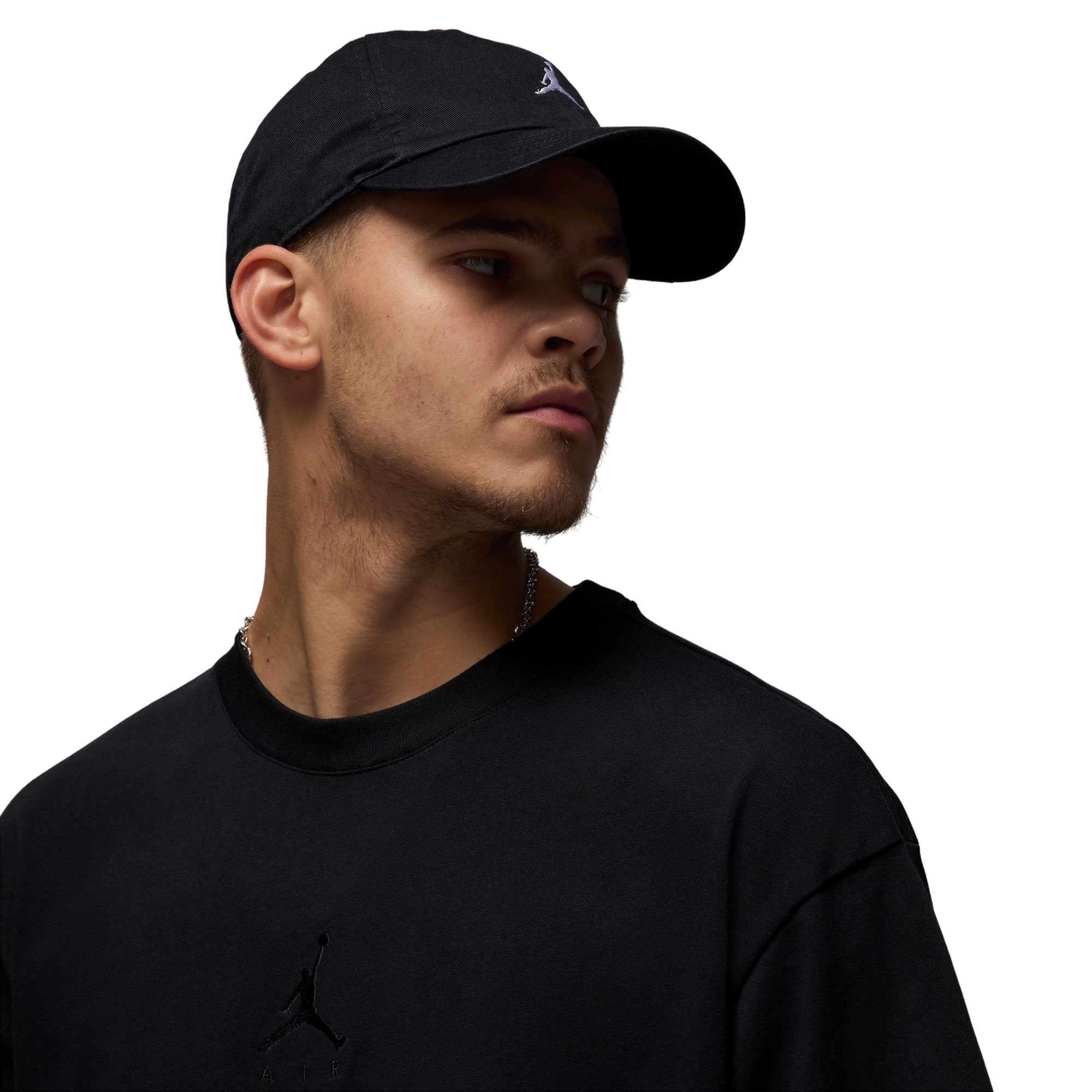 Jordan Men's Flight Essentials Oversized Tee - Black - BLACK Thumbnail View 3