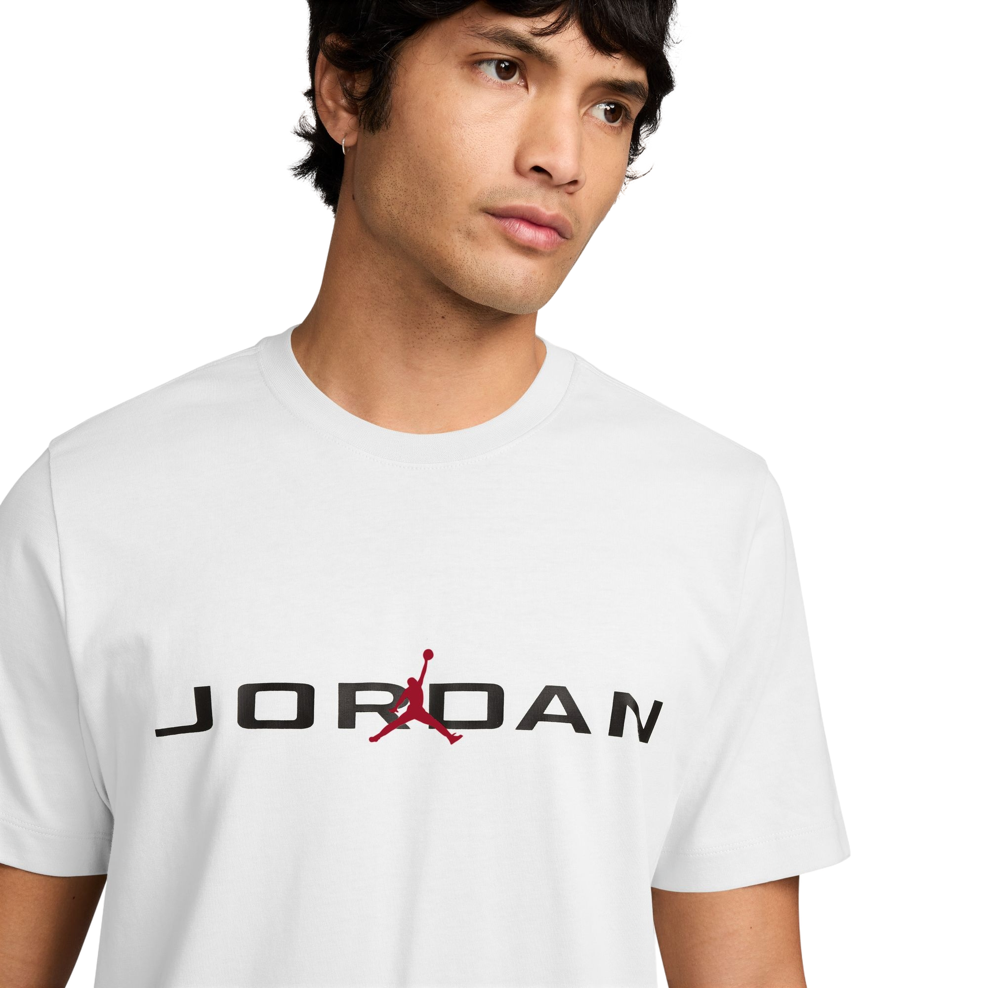 Jordan Men's Air Tee - White - WHITE Thumbnail View 3