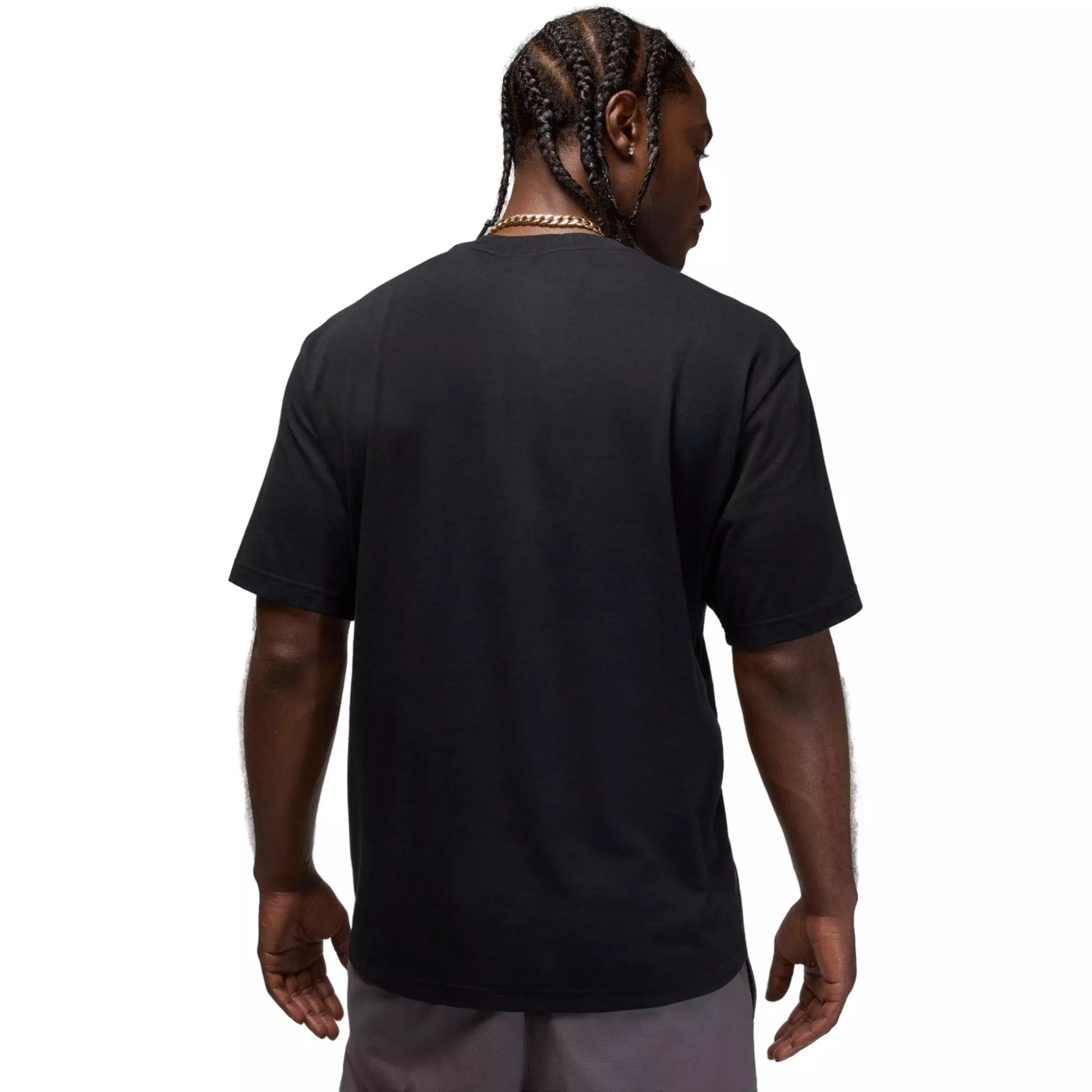 Jordan Men's Brooklyn Realtree Jumpman Tee-Black - BLACK
