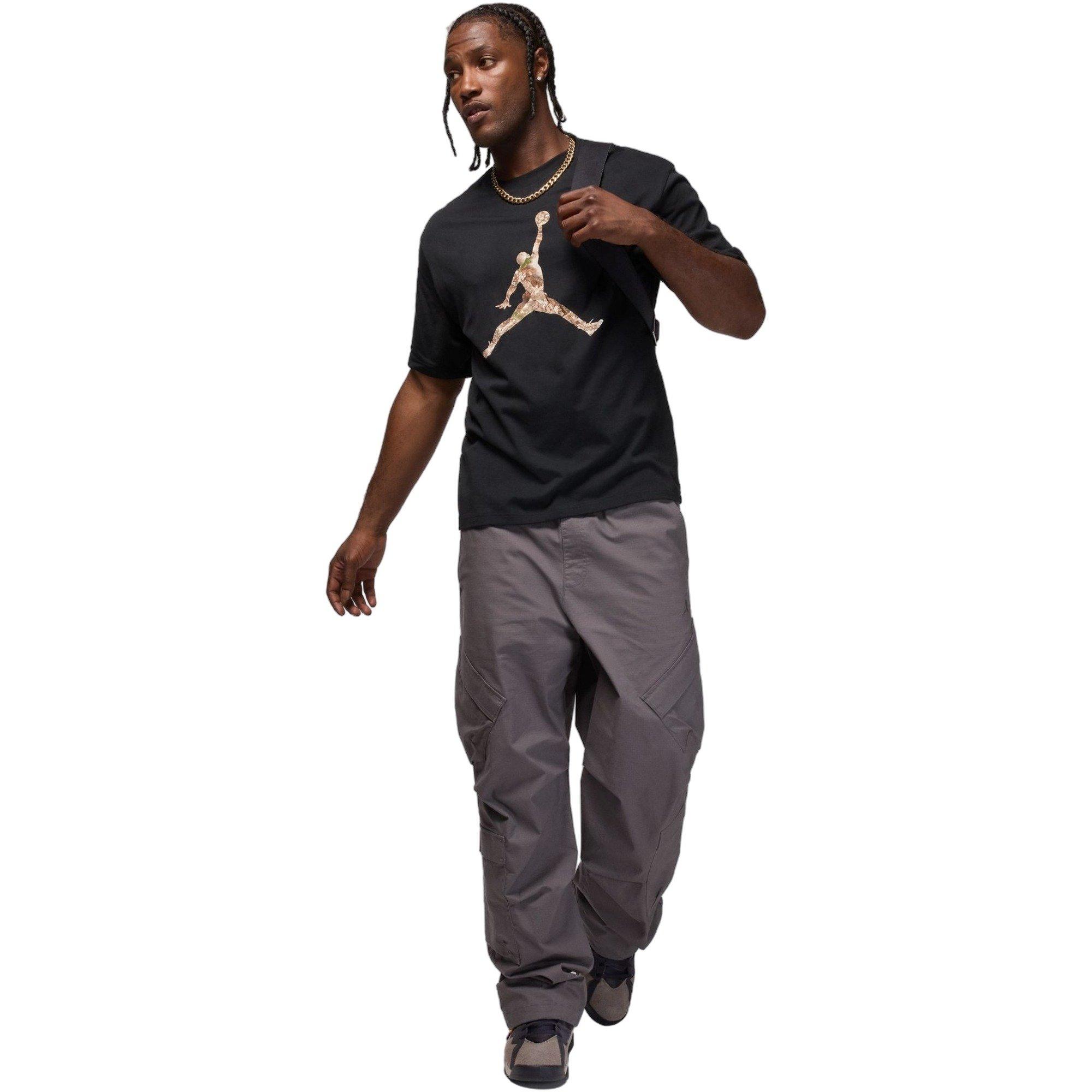 Jordan Men's Brooklyn Realtree Jumpman Tee-Black - BLACK Thumbnail View 5
