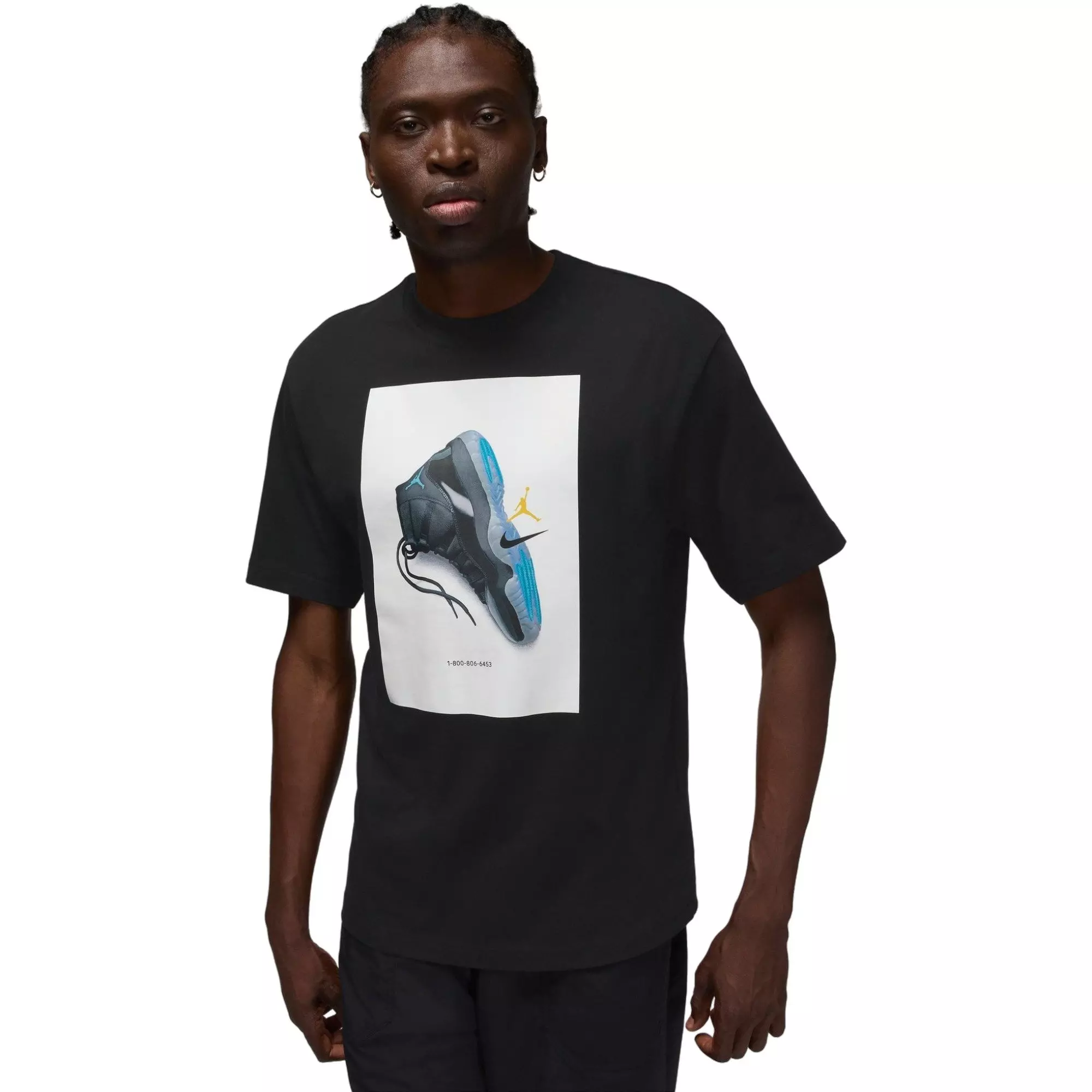 Jordan Men's Brooklyn Tee-Black - BLACK