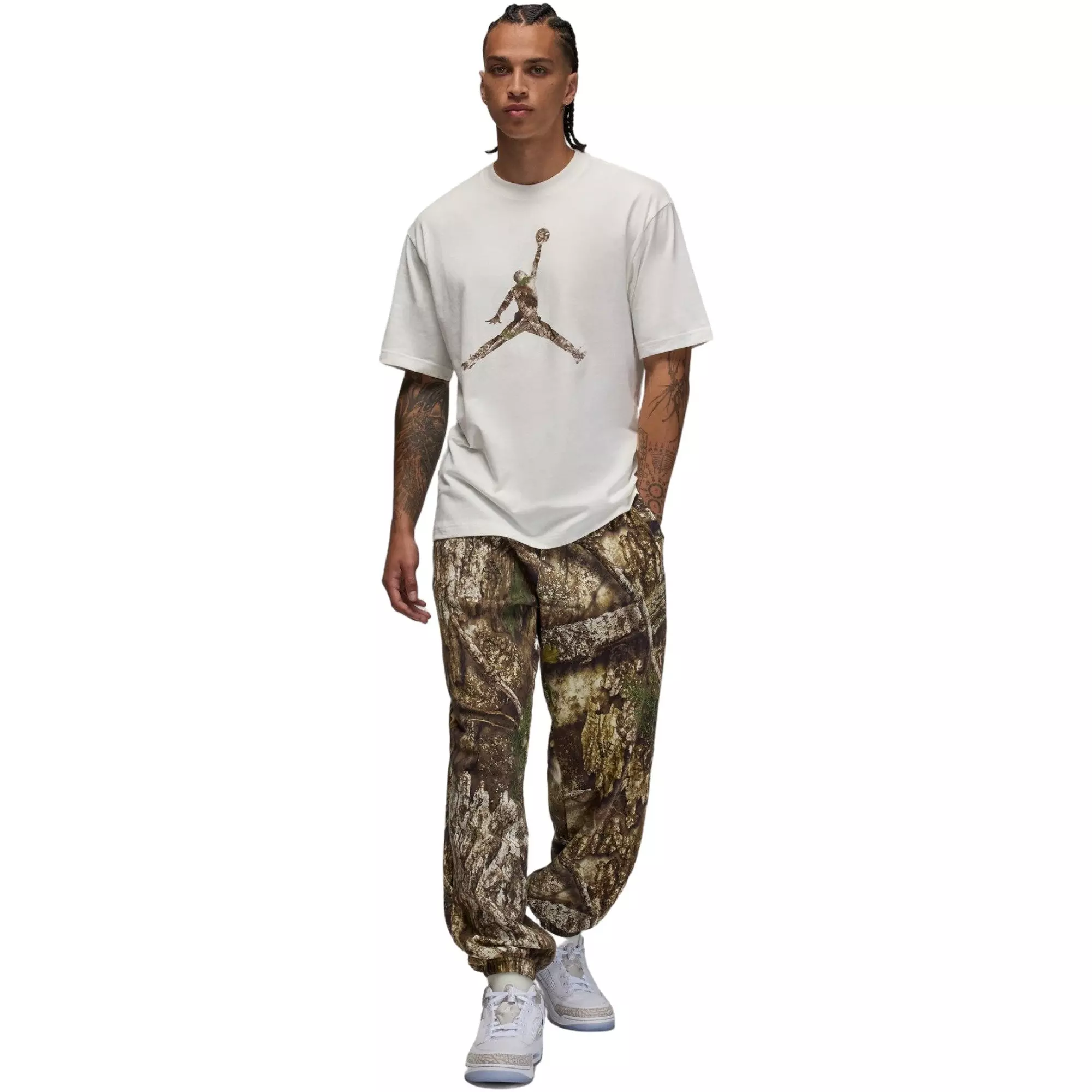 Jordan Men's Brooklyn Realtree Jumpman Tee - SAIL