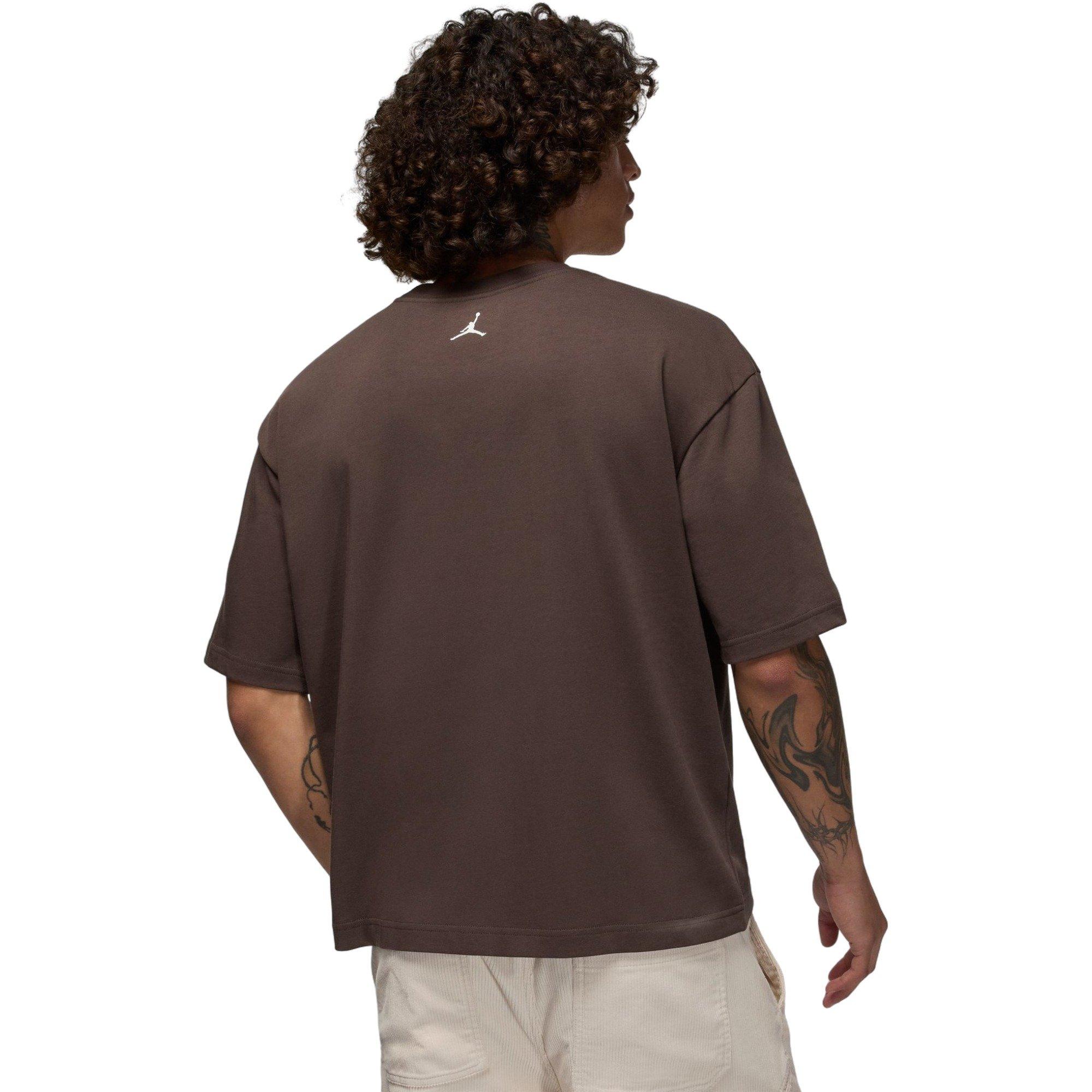 Jordan Men's Flight Boxy Tee - BROWN Thumbnail View 2
