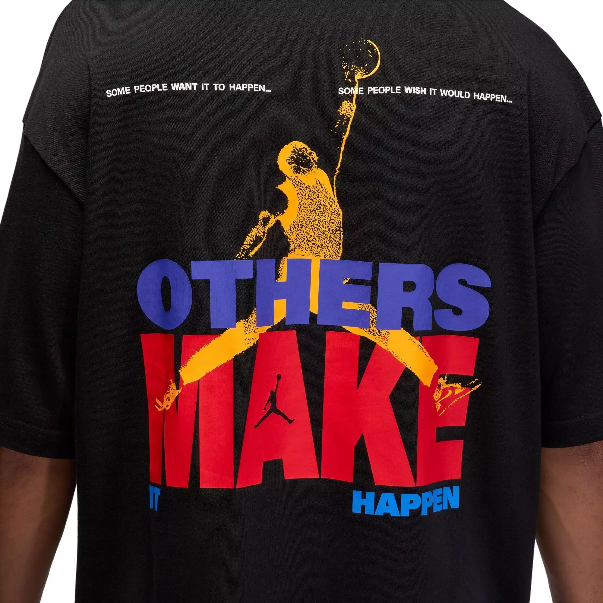 Jordan Men's Others Make It Happen Graphic Tee - BLACK
