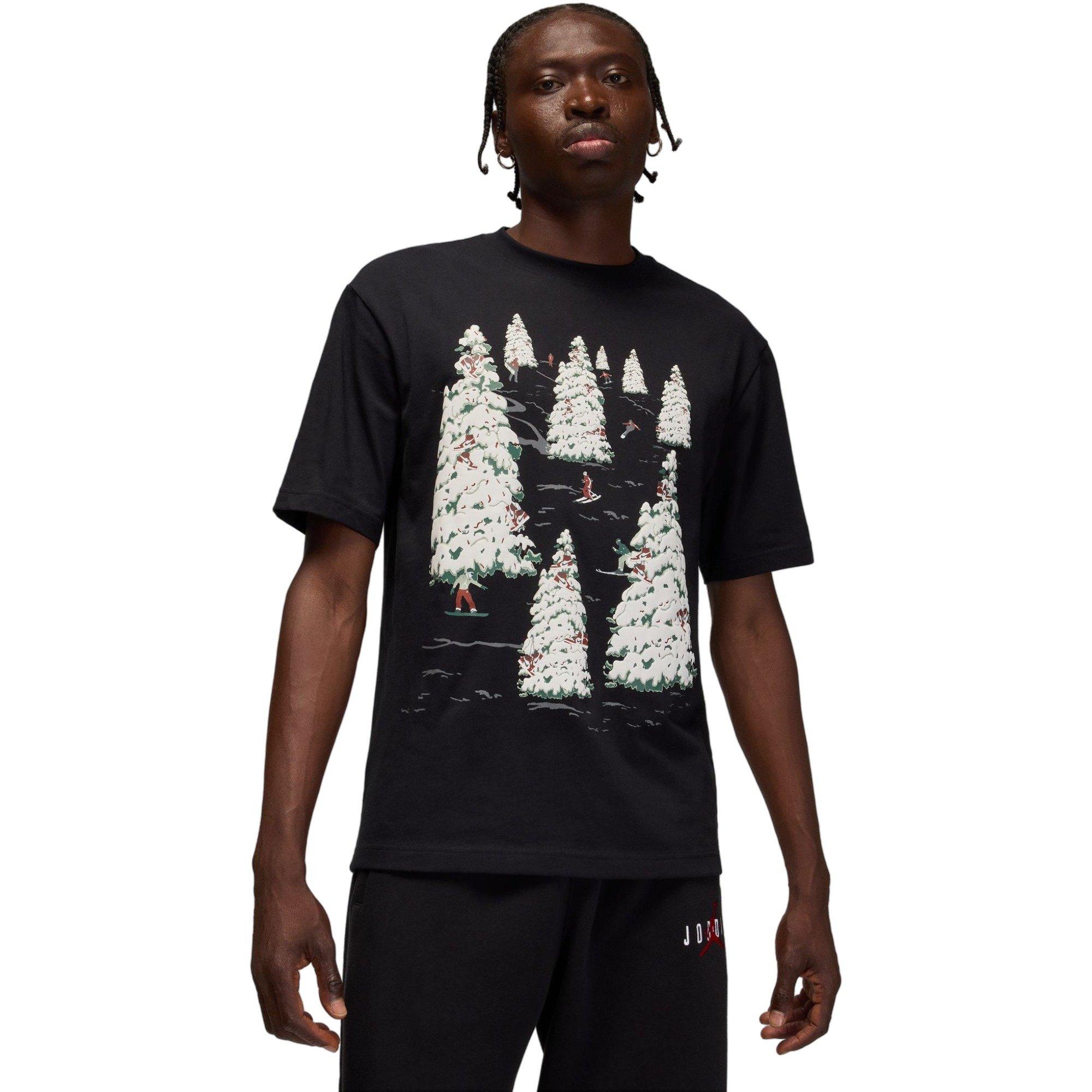 Jordan Men's Brooklyn Graphic Tee - Black - BLACK Thumbnail View 1