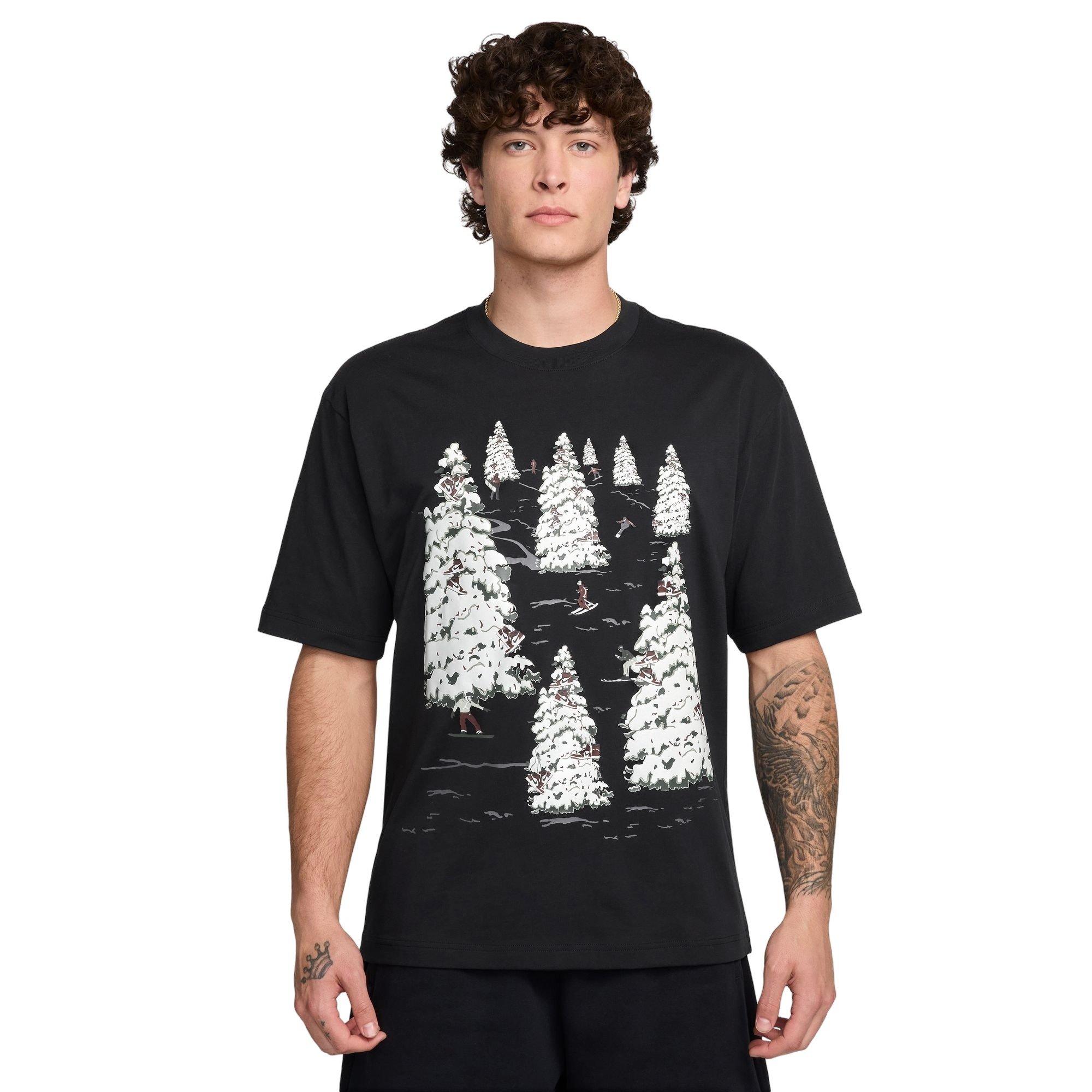 Jordan Men's Brooklyn Graphic Tee-Black - BLACK Thumbnail View 1