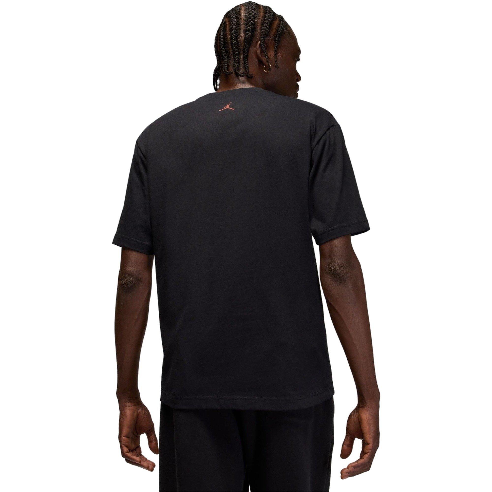 Jordan Men's Brooklyn Graphic Tee - Black - BLACK Thumbnail View 2
