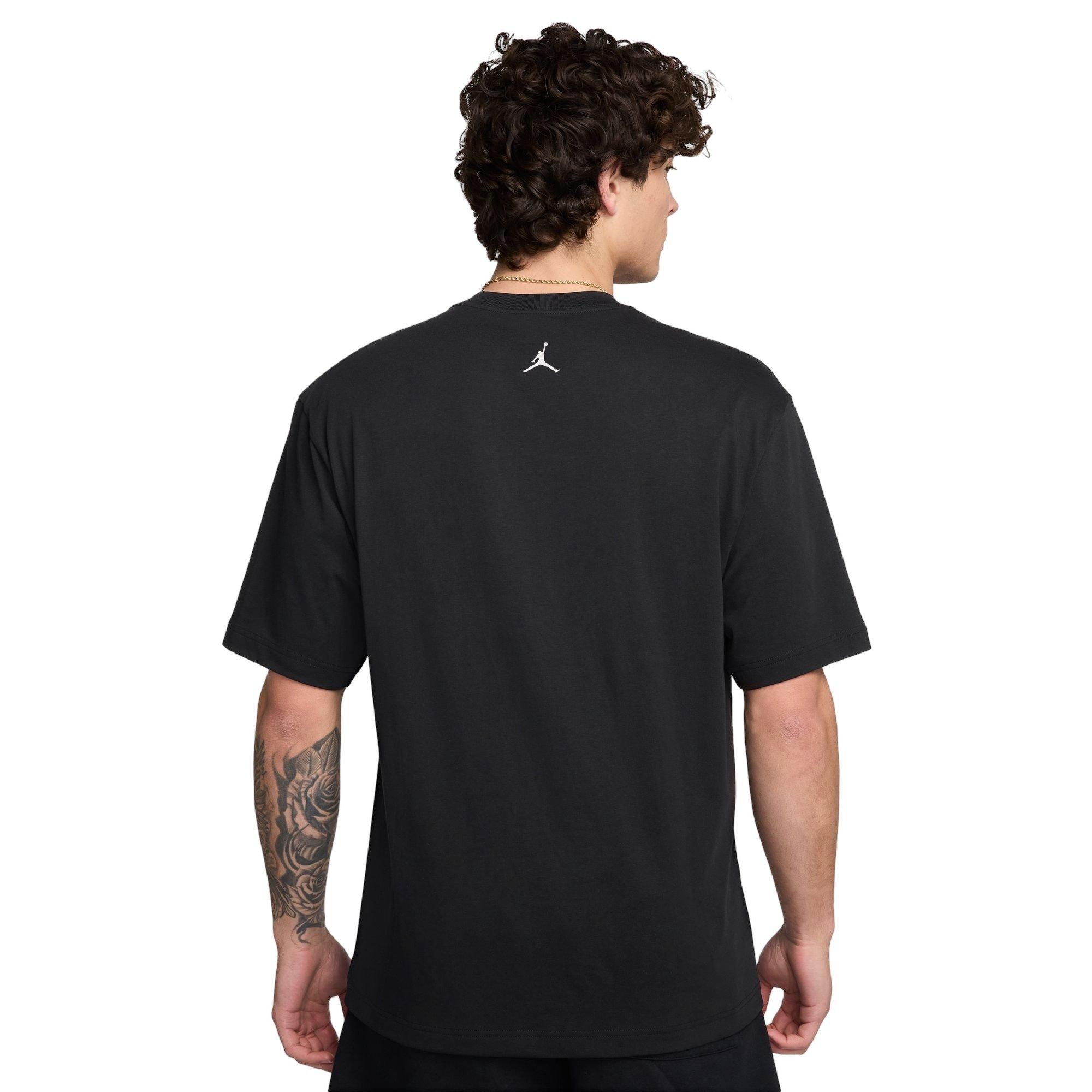 Jordan Men's Brooklyn Graphic Tee-Black - BLACK Thumbnail View 2