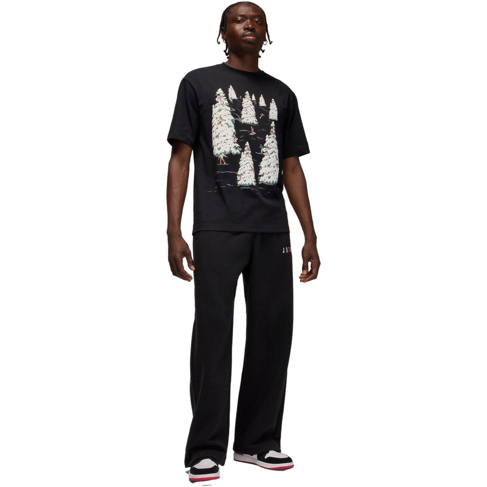 Jordan Men's Brooklyn Graphic Tee - Black - BLACK Thumbnail View 6
