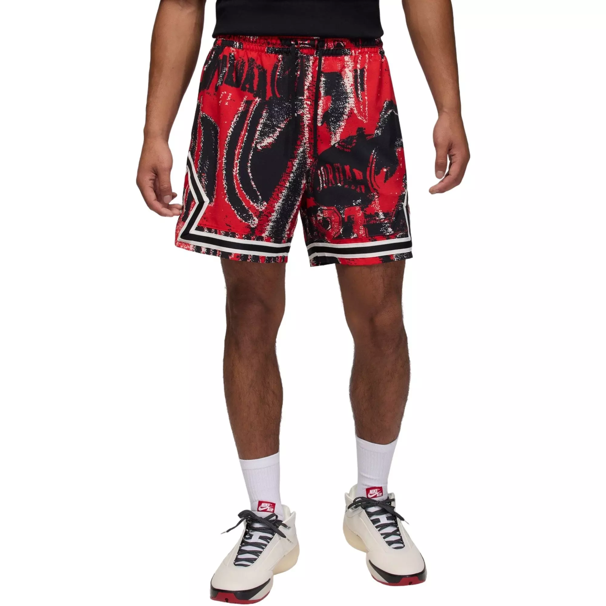 Jordan Men's Sport Dri-FIT Diamond Shorts - RED