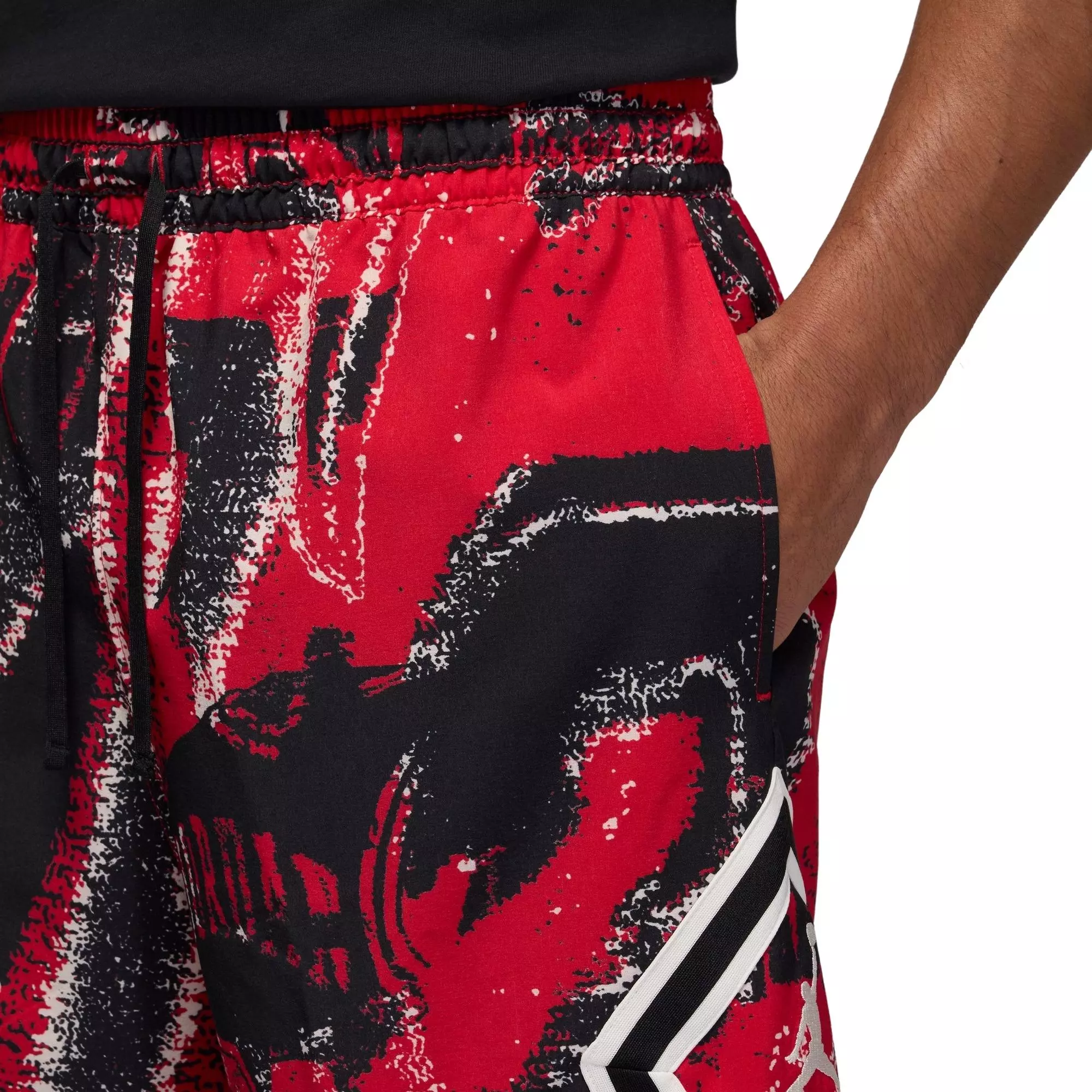 Jordan Men's Sport Dri-FIT Diamond Shorts - Red - RED