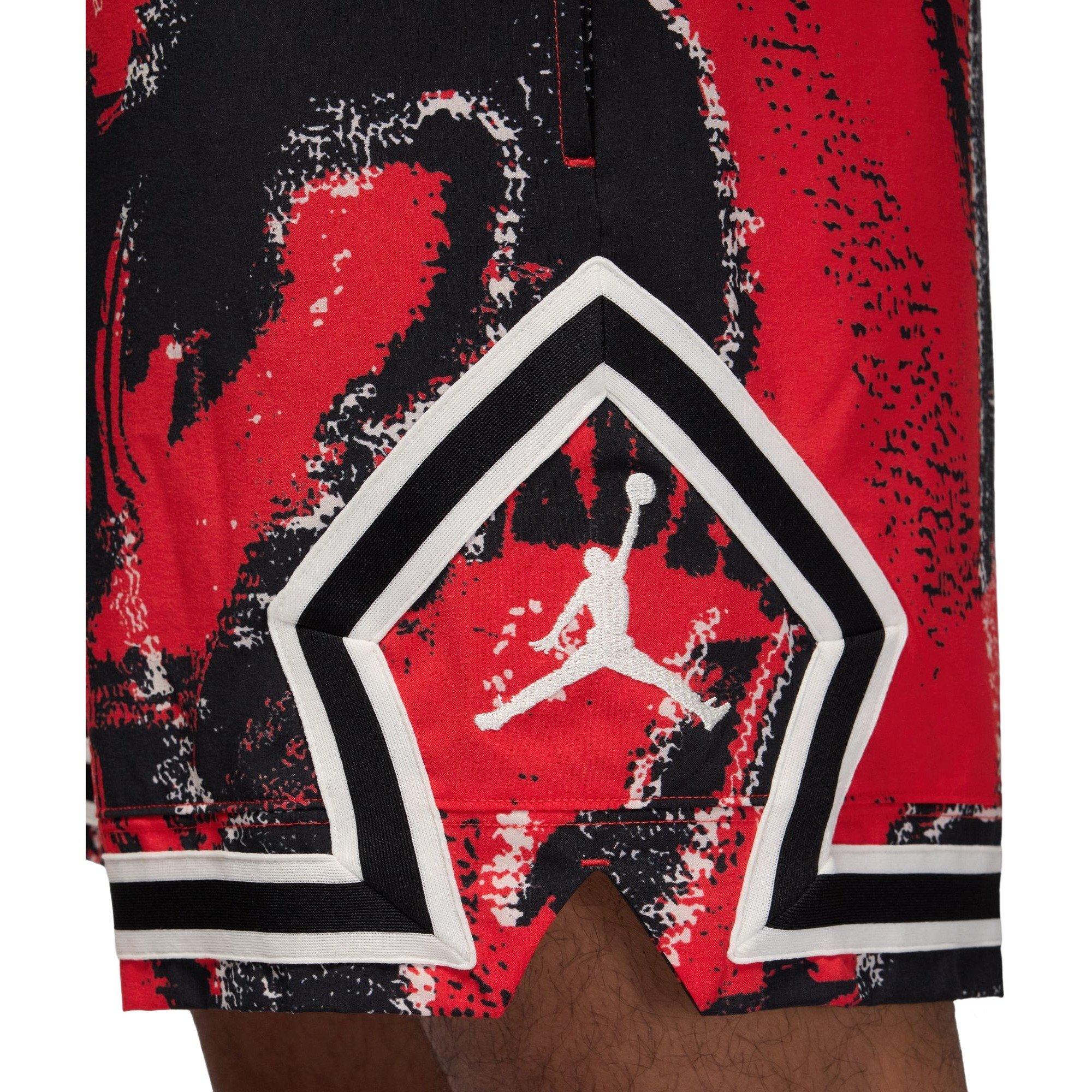 Jordan Men's Sport Dri-FIT Diamond Shorts - RED Thumbnail View 5